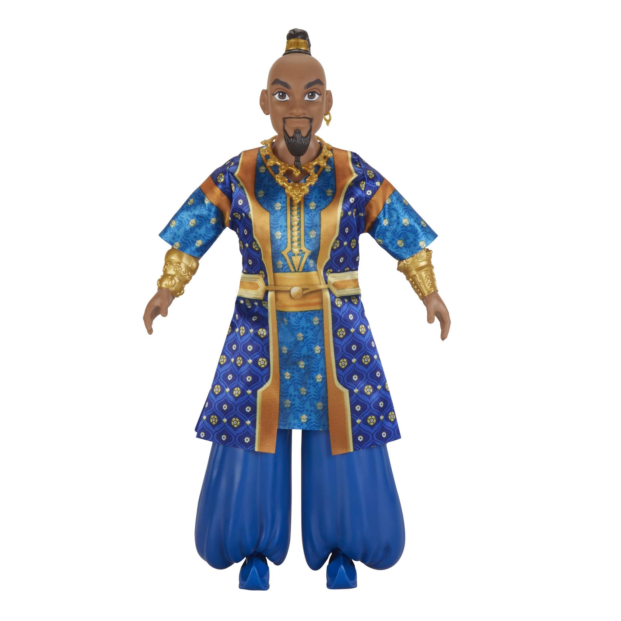 Disney Genie Fashion Doll in Human Form, Poseable Doll with Clothes and Accessories, Inspired by Disney's Aladdin Live-Action Movie, Toy for 3 Year Olds