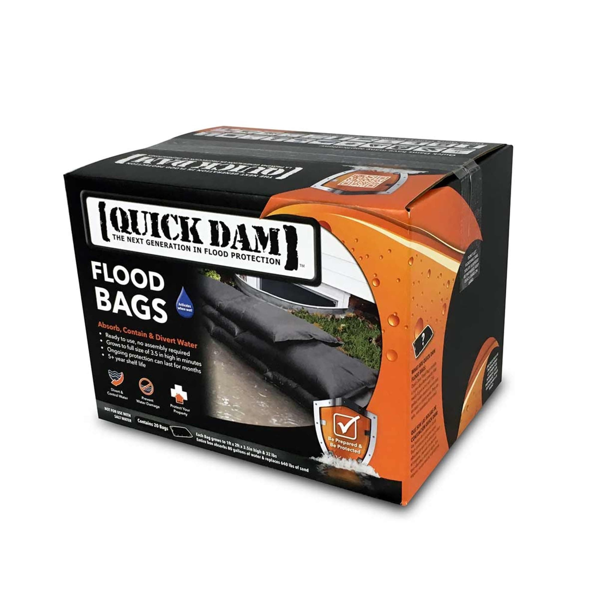 Quick Dam QD1224-20 Water Activated Flood Bags
