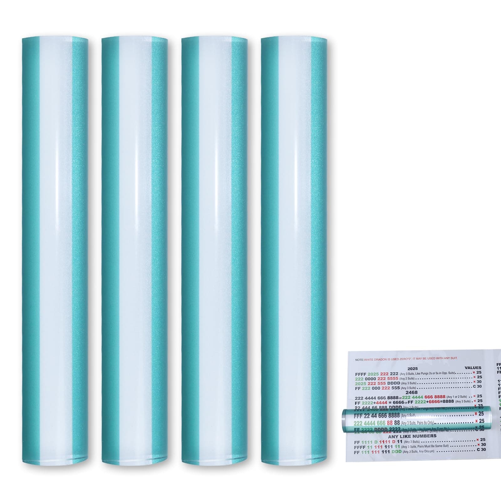Riamch 4PCS Mahjong Line Magnifying Finder