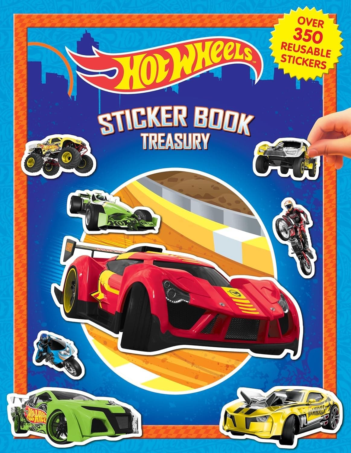 MATTEL HOT WHEELS STICKER BOOK TREASURY: HOT WHEELS
