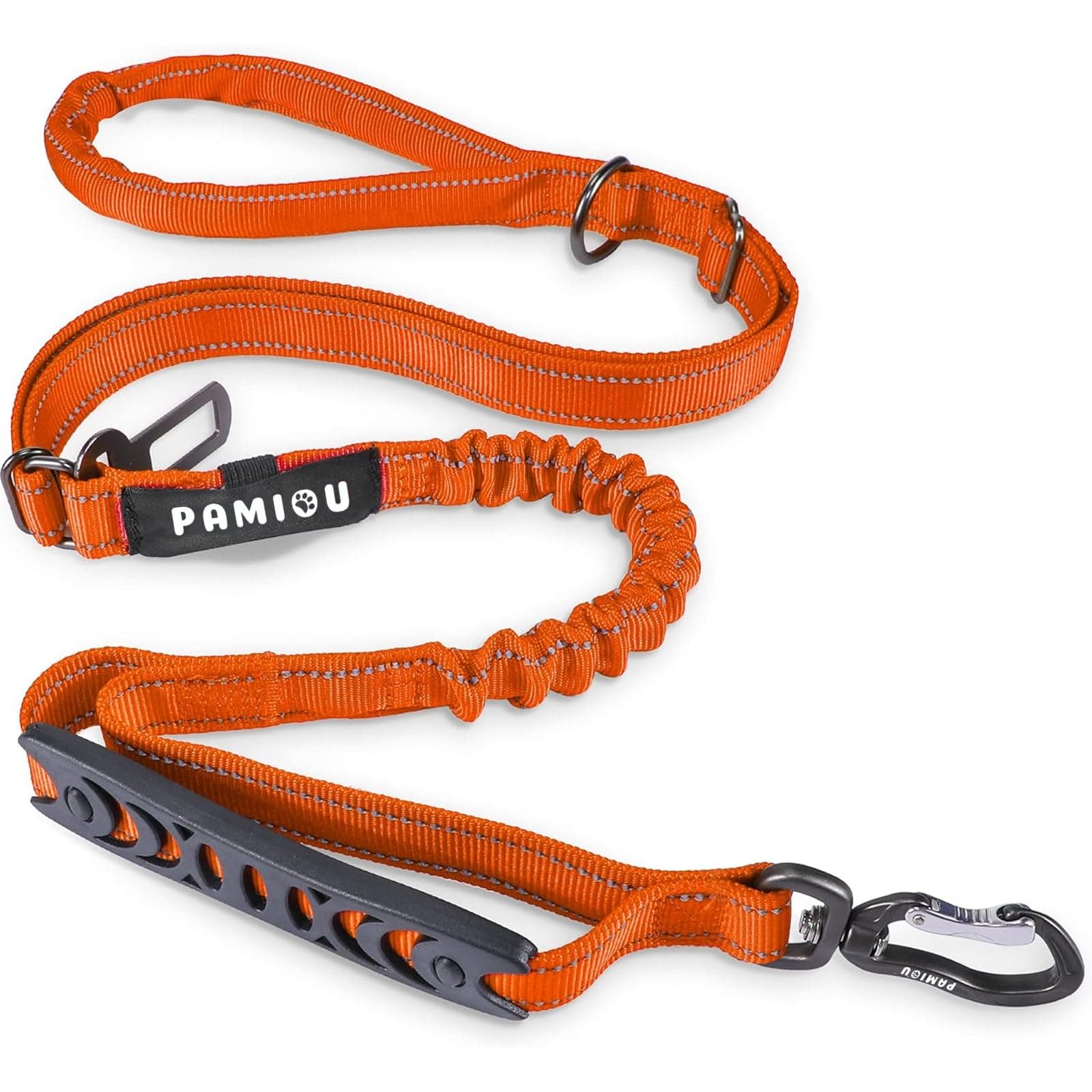 Pamiou Dog Leash with Strong Lead for Medium to Large Dogs - Orange