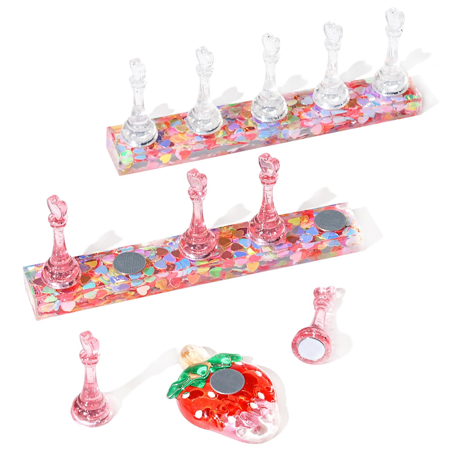 MAYEEN Lovely Nail Stand for Press Ons,Upgraded Raised Nail Holder For