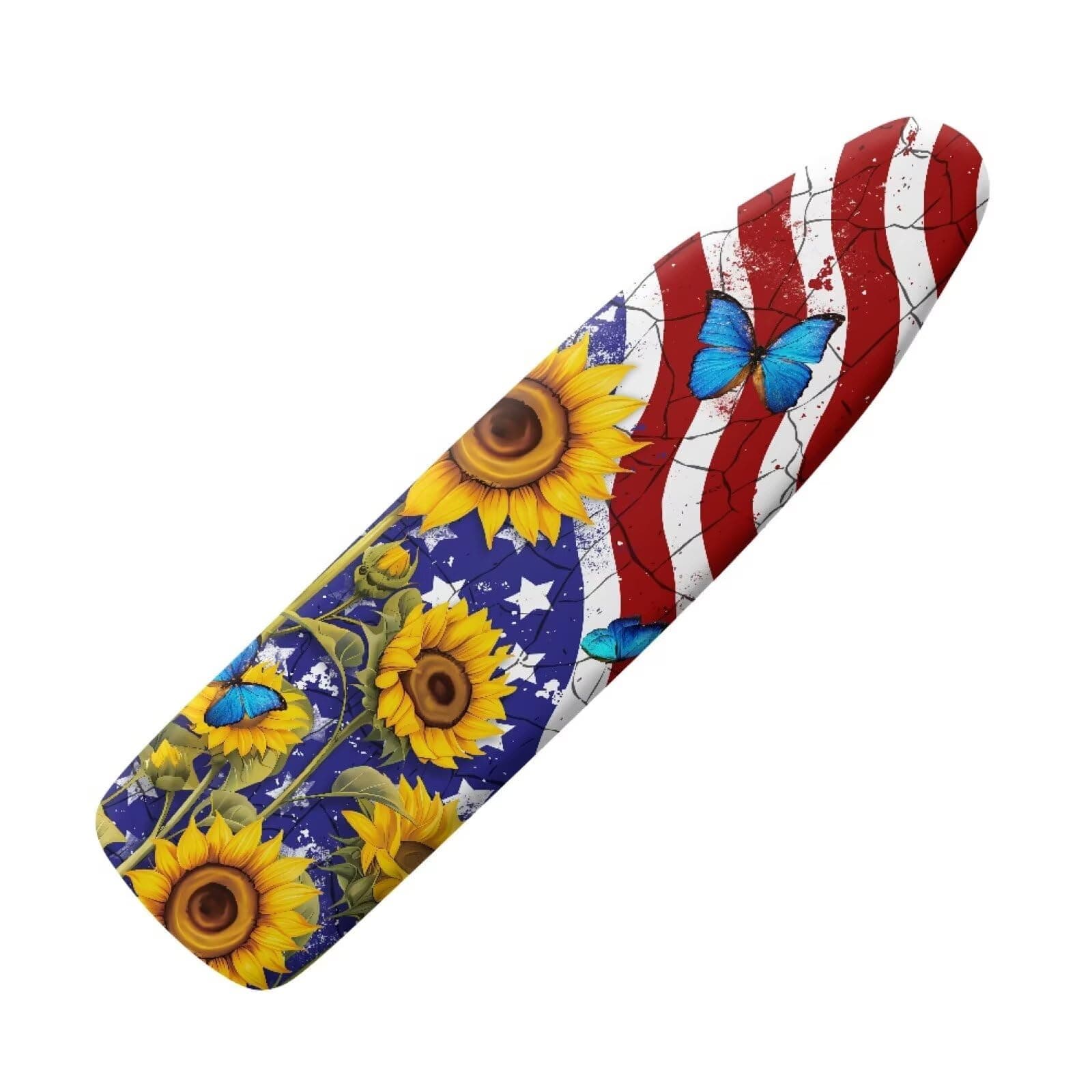 Mumeson Butterfly Sunflower Ironing Board Cover Scorch and Stain Resistant Ironing Board Cover Standard Size Heat-Reflective Ironing Board with Elastic Edges