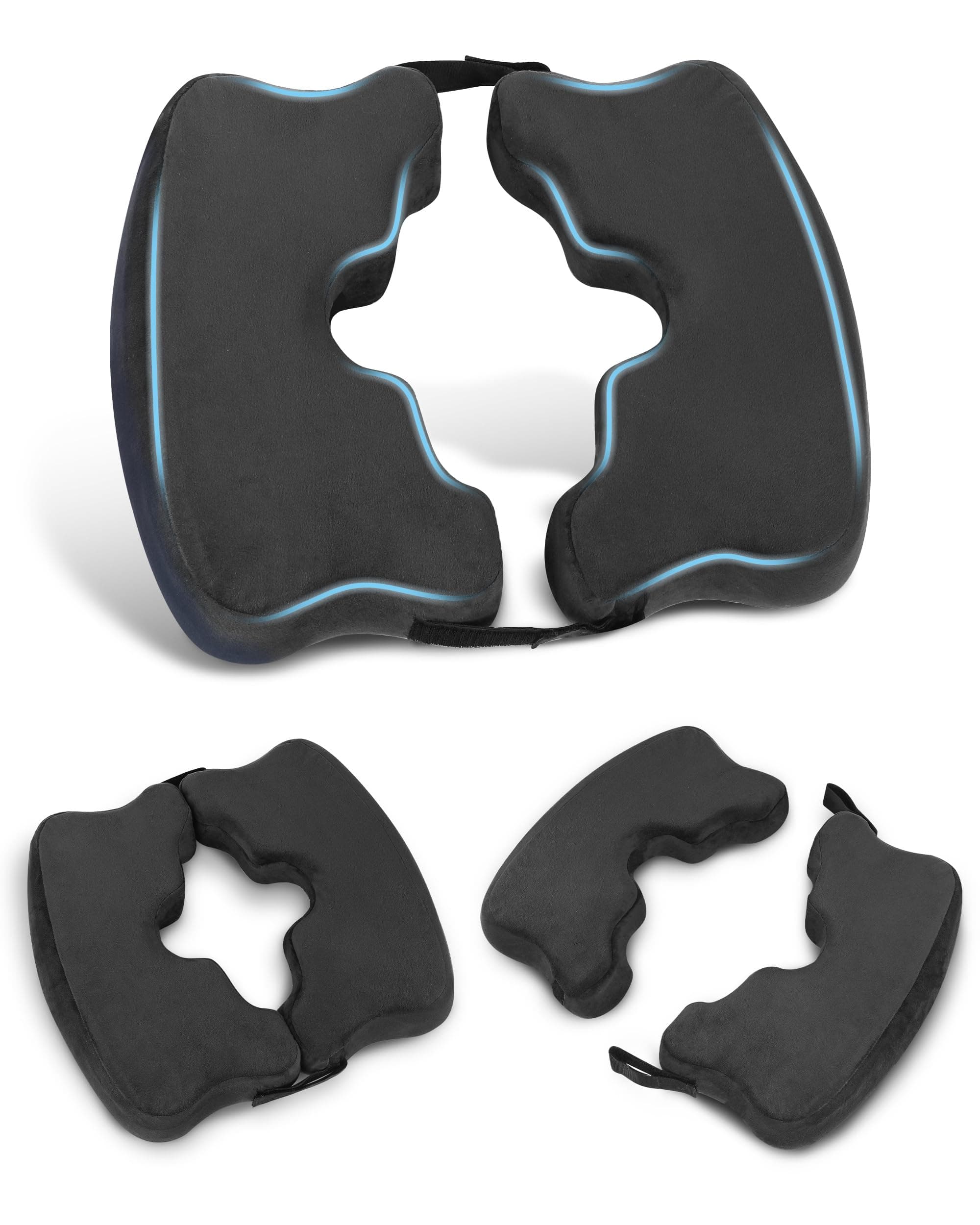 HOMCA Bed Sore Cushions for Butt, Memory Foam Seat Cushion for Pain Relief