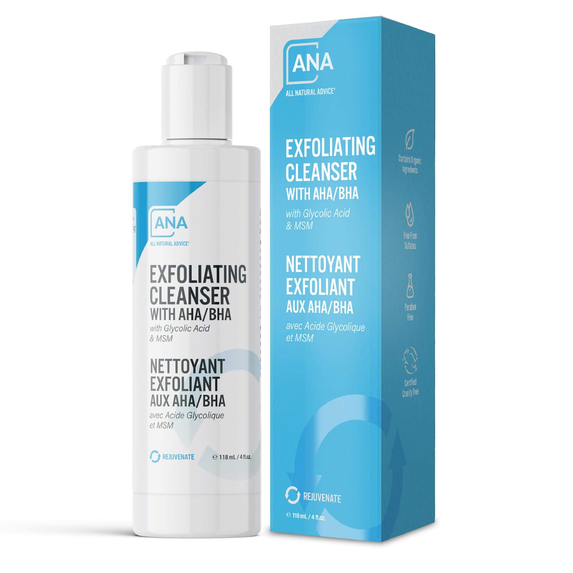 All Natural Advice Exfoliating Cleanser | Exfoliating Face Wash