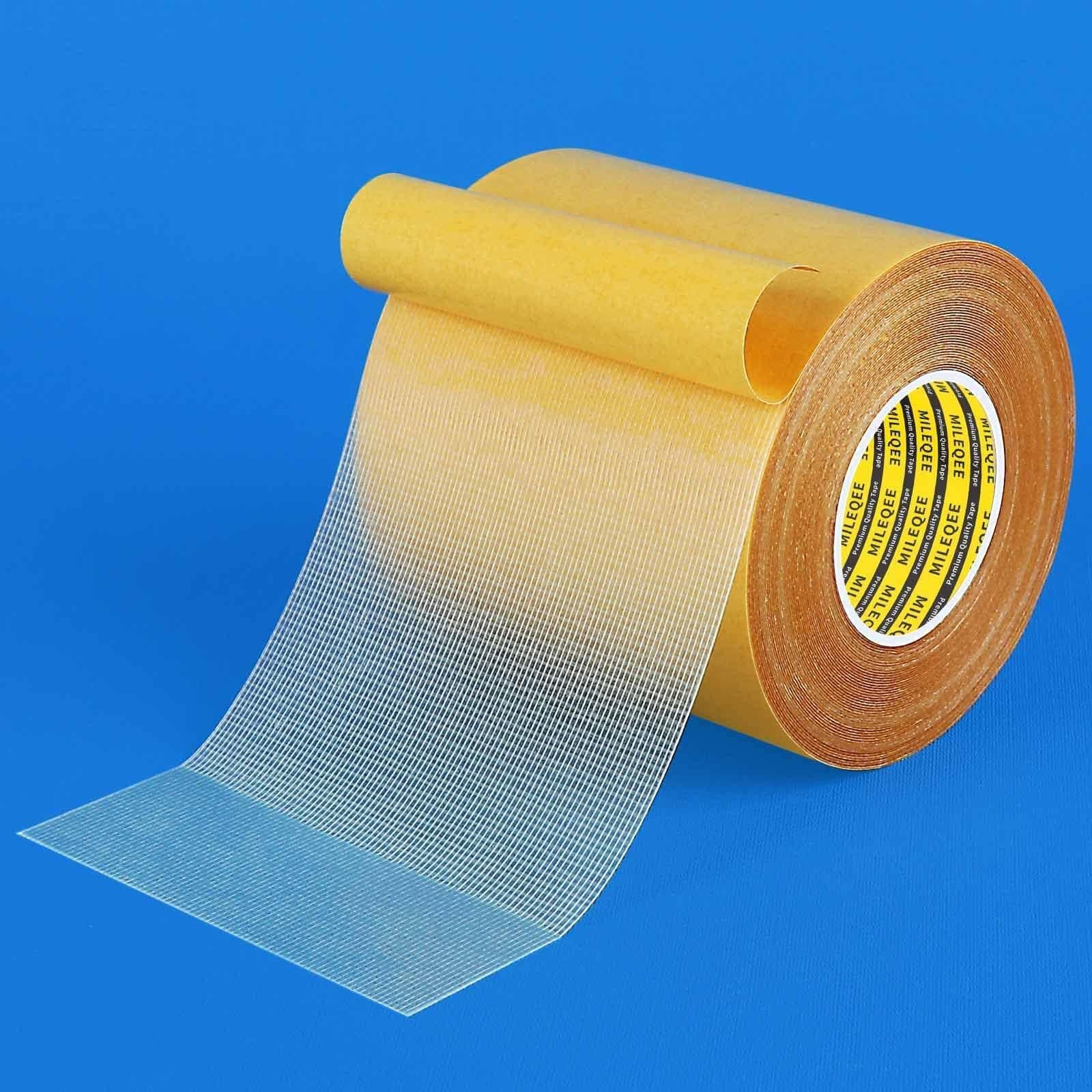 High Tack Double Sided Tape Heavy Duty Grid Mesh Magic,3.2" x 33FT