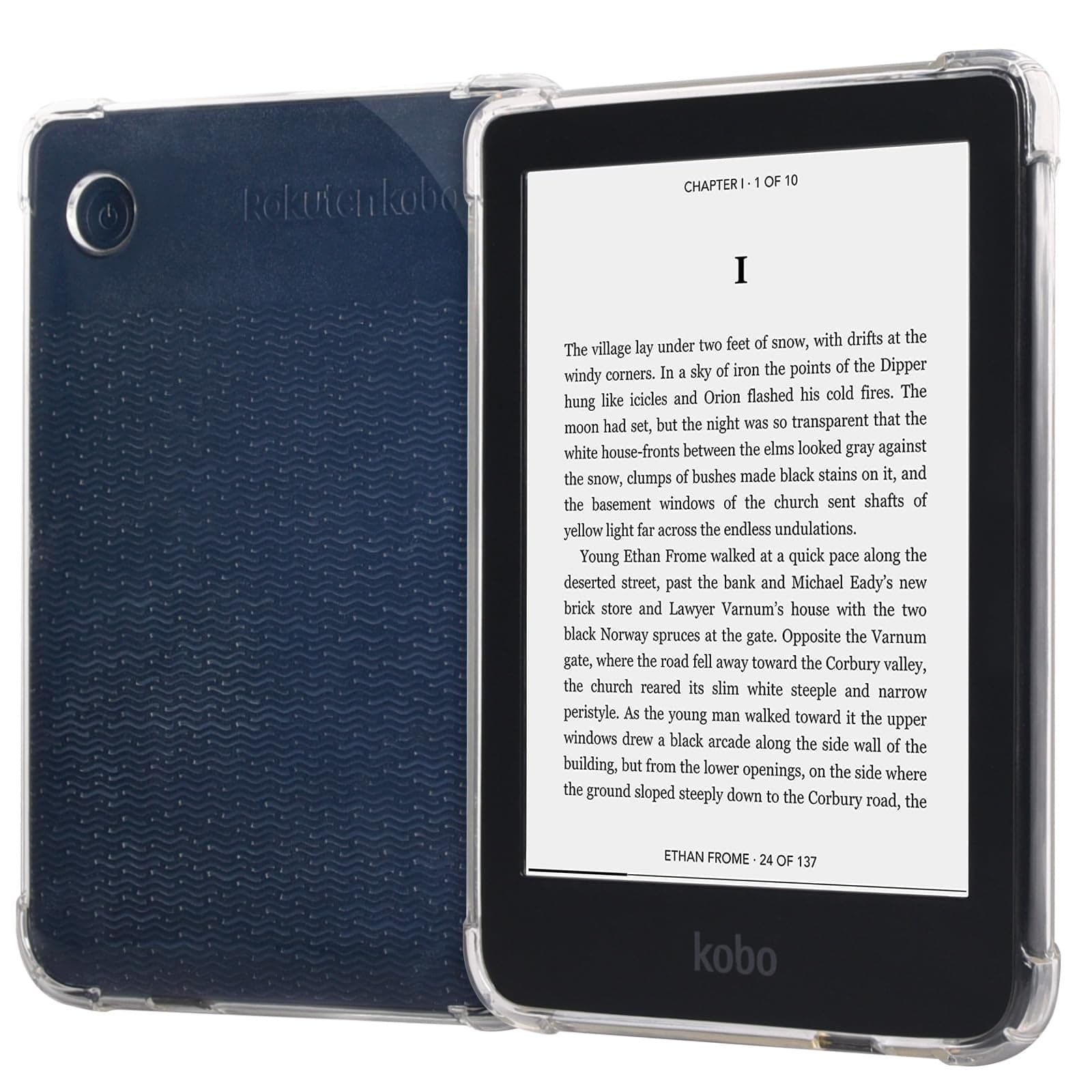 DMLuna Clear Case for Kobo Clara 2E 6" 2022 Release (Model N506) (Not Fit Kobo Clara Colour/BW) Slim Lightweight Shockproof Flexible TPU Back Cover, Clear