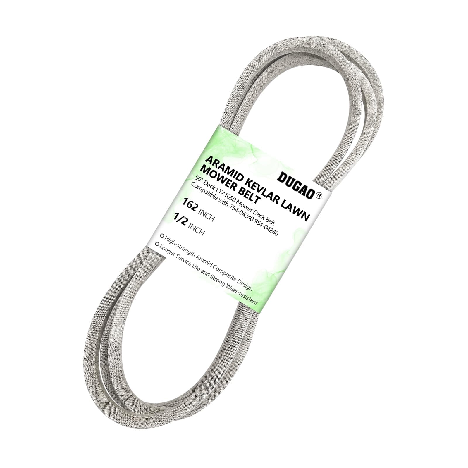 954-04240 Cub Cadet Deck Mower Belt LTX1050 50" Deck Lawn Mower 754-04240 MTD 86-1960 1/2" x 162"