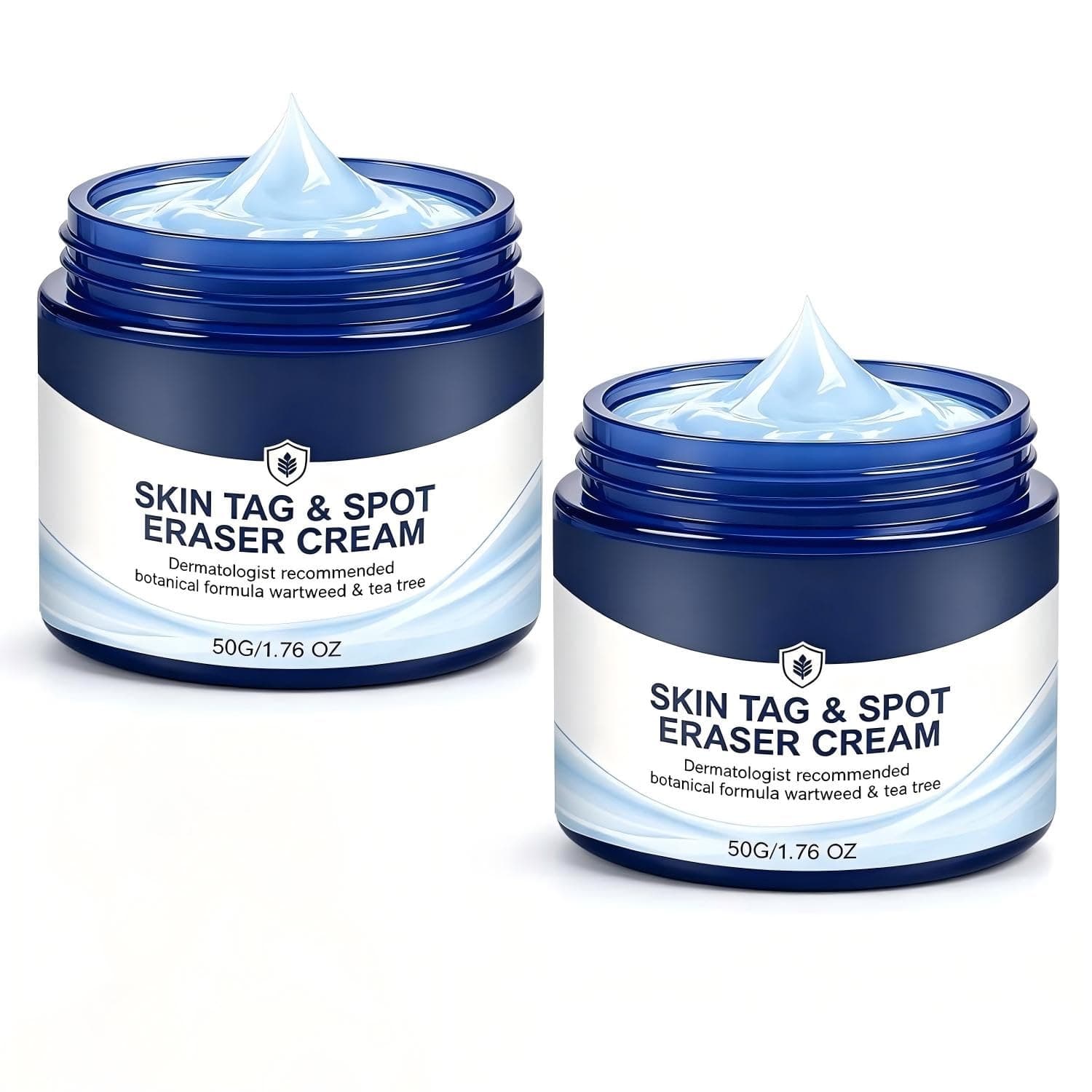 7-Day Skin Tag Spot Eraser Cream, Skin Treatment Cream, Improves Texture, Smoothing & Moisturizing, Fast-Drying Daily Care, Suitable for Face and Body (2pcs)