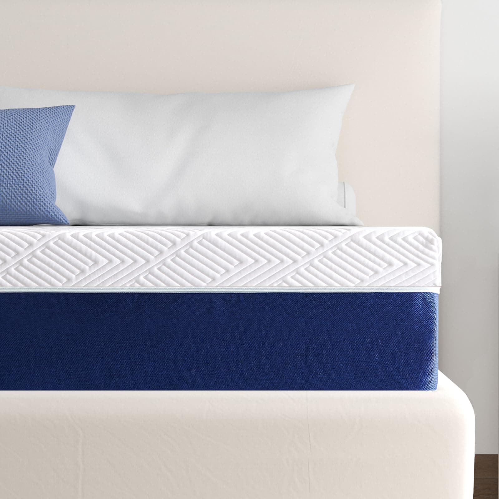 Natulliy 6 Inch Full Size Memory Foam Mattress, Medium Firm, Cool Sleep