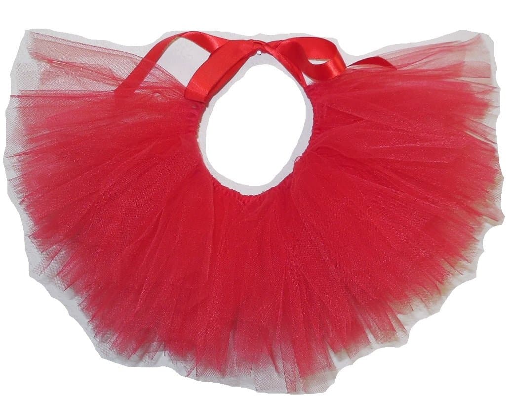 Handcrafted in USA Red Tulle Tutu for Extra Large Dogs