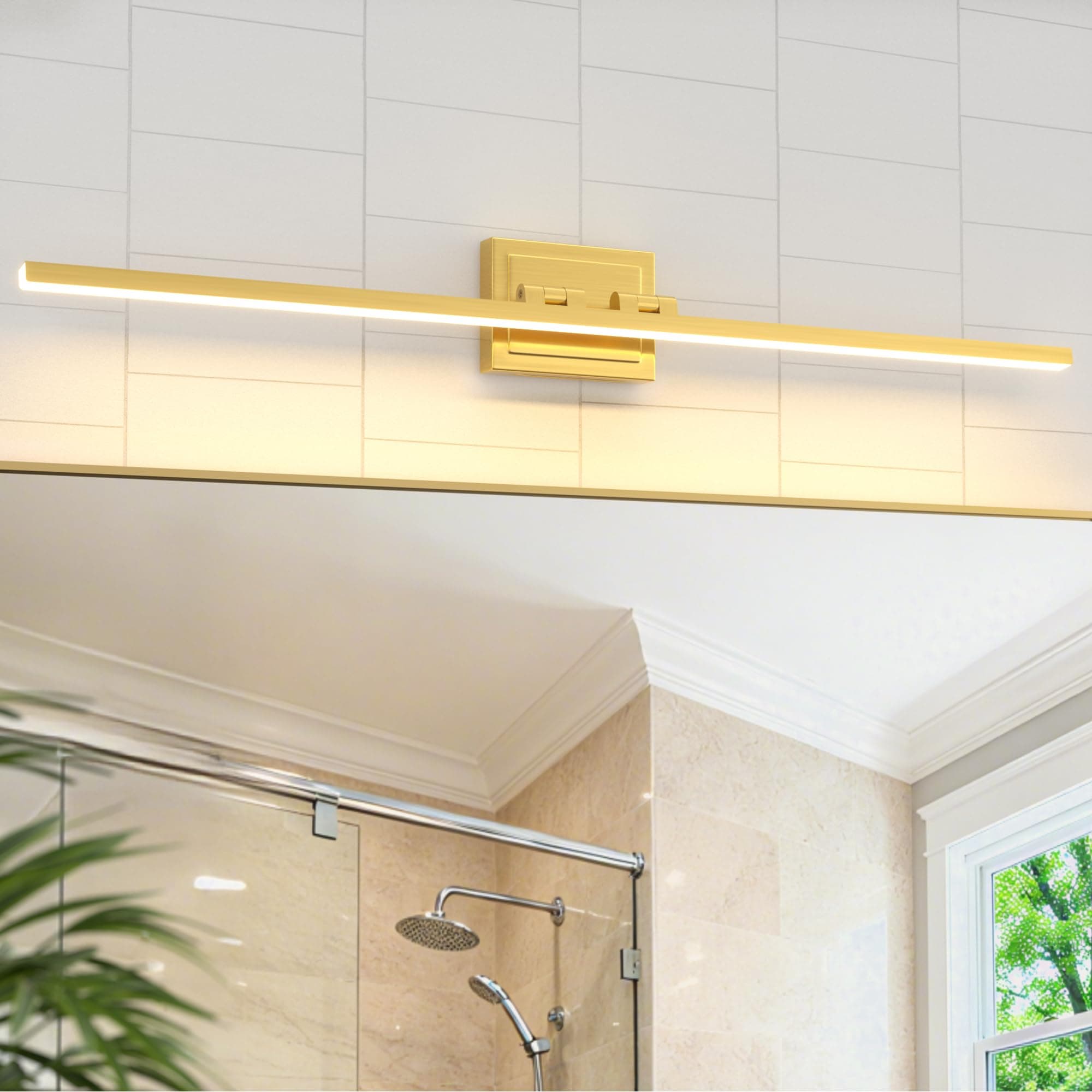 VOLISUN LED Vanity Light,39.4" Gold Rotatable 5CCT Dimmable Bar Fixture