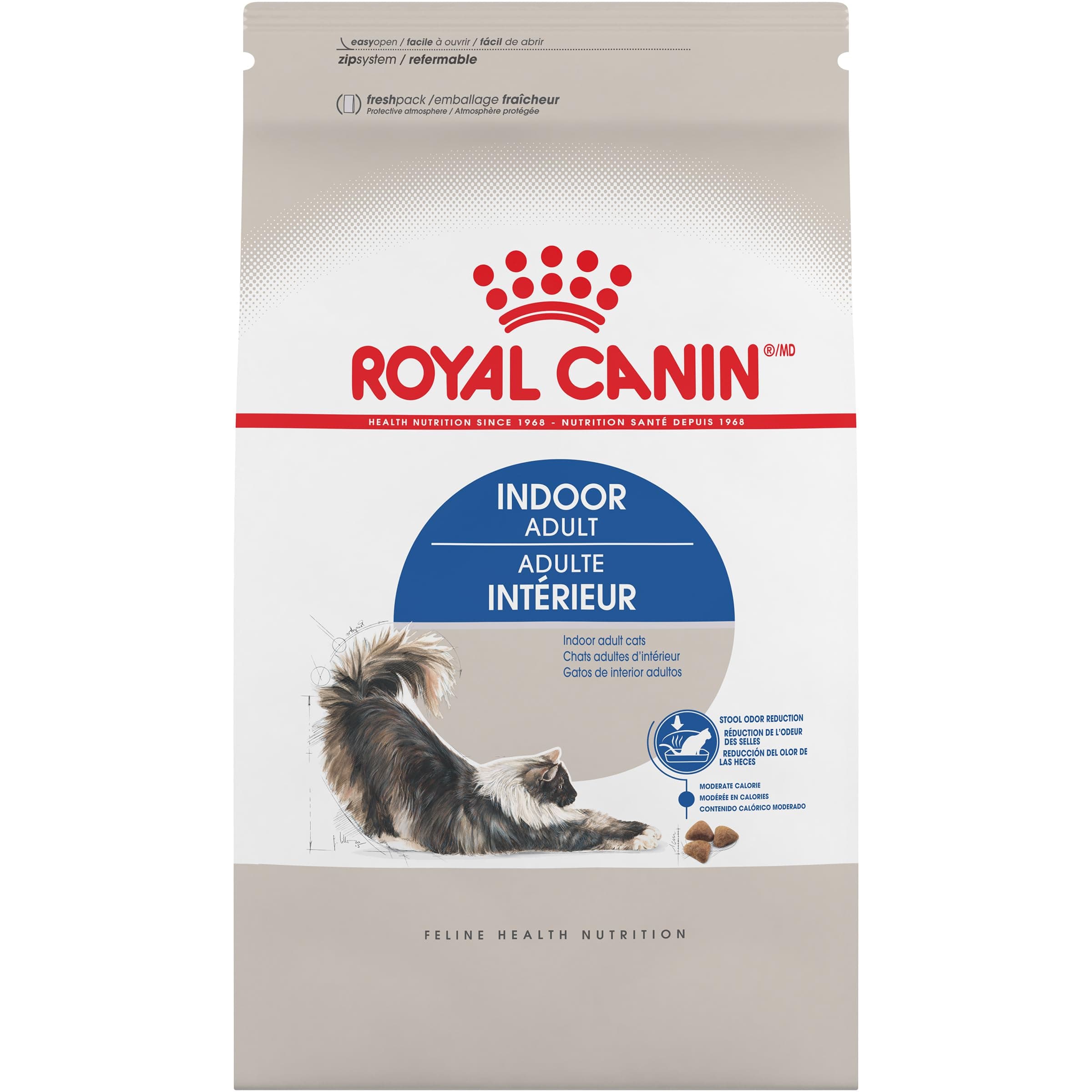 Royal Canin Feline Health Nutrition Indoor Adult Dry Cat Food, 15 lb Bag