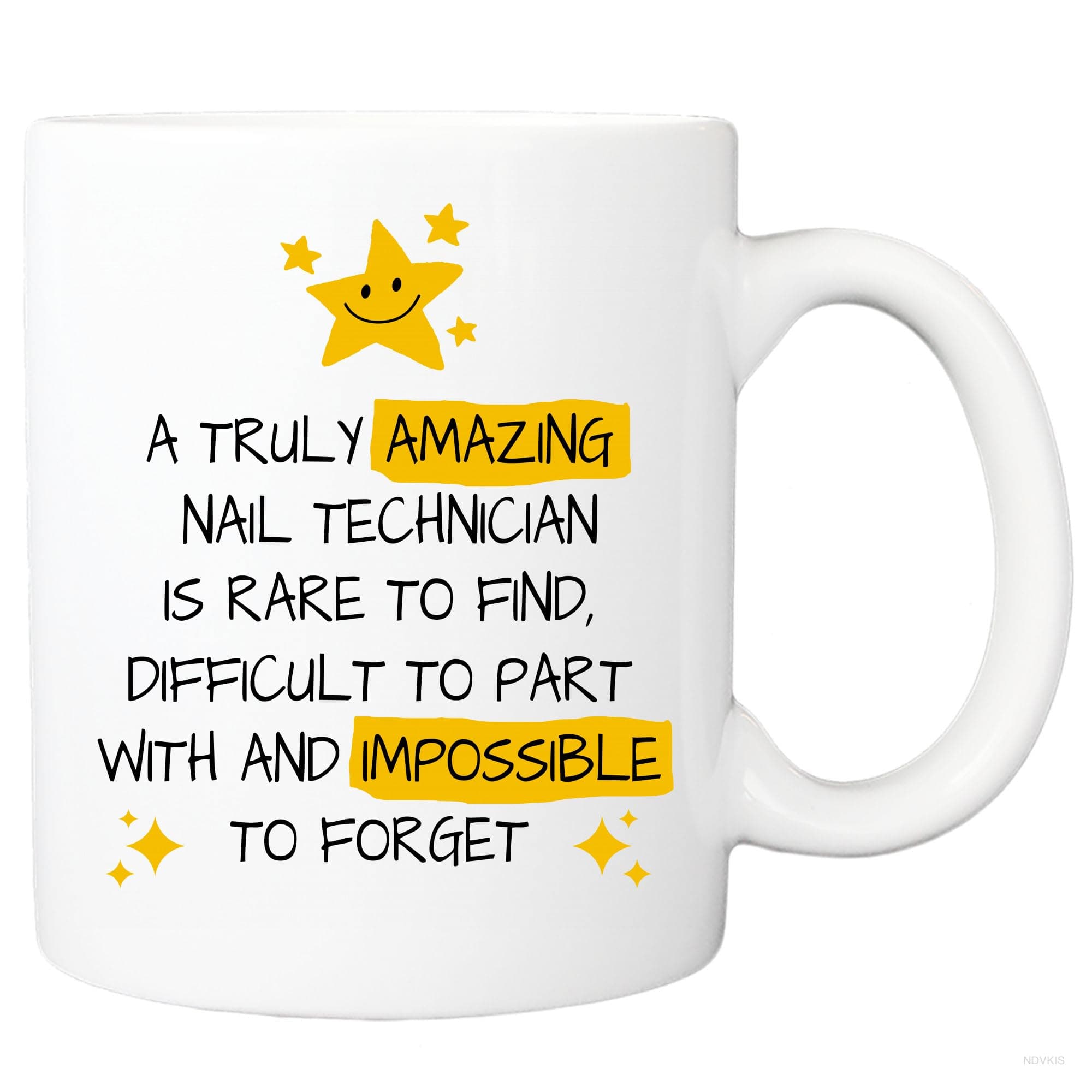 NDVKIS An Amazing Nail Technician Mug, Nail Tech Gift, Secret Santa Gift