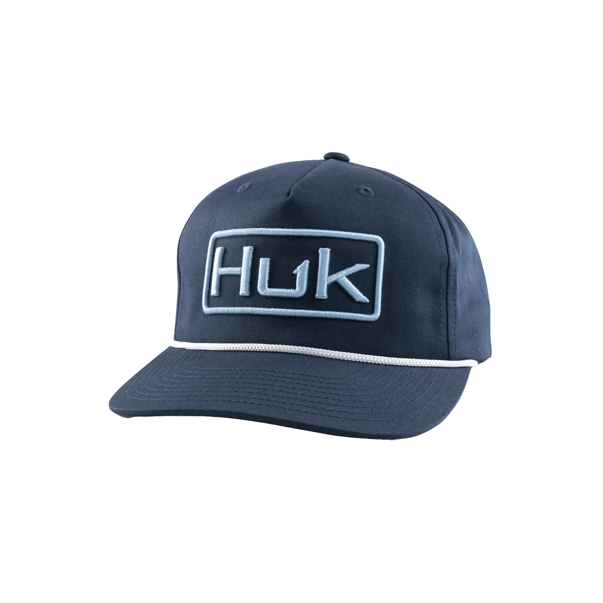 HUK Men's Standard Trucker, Anti-Glare Snapback Fishing Hat, Naval Academy