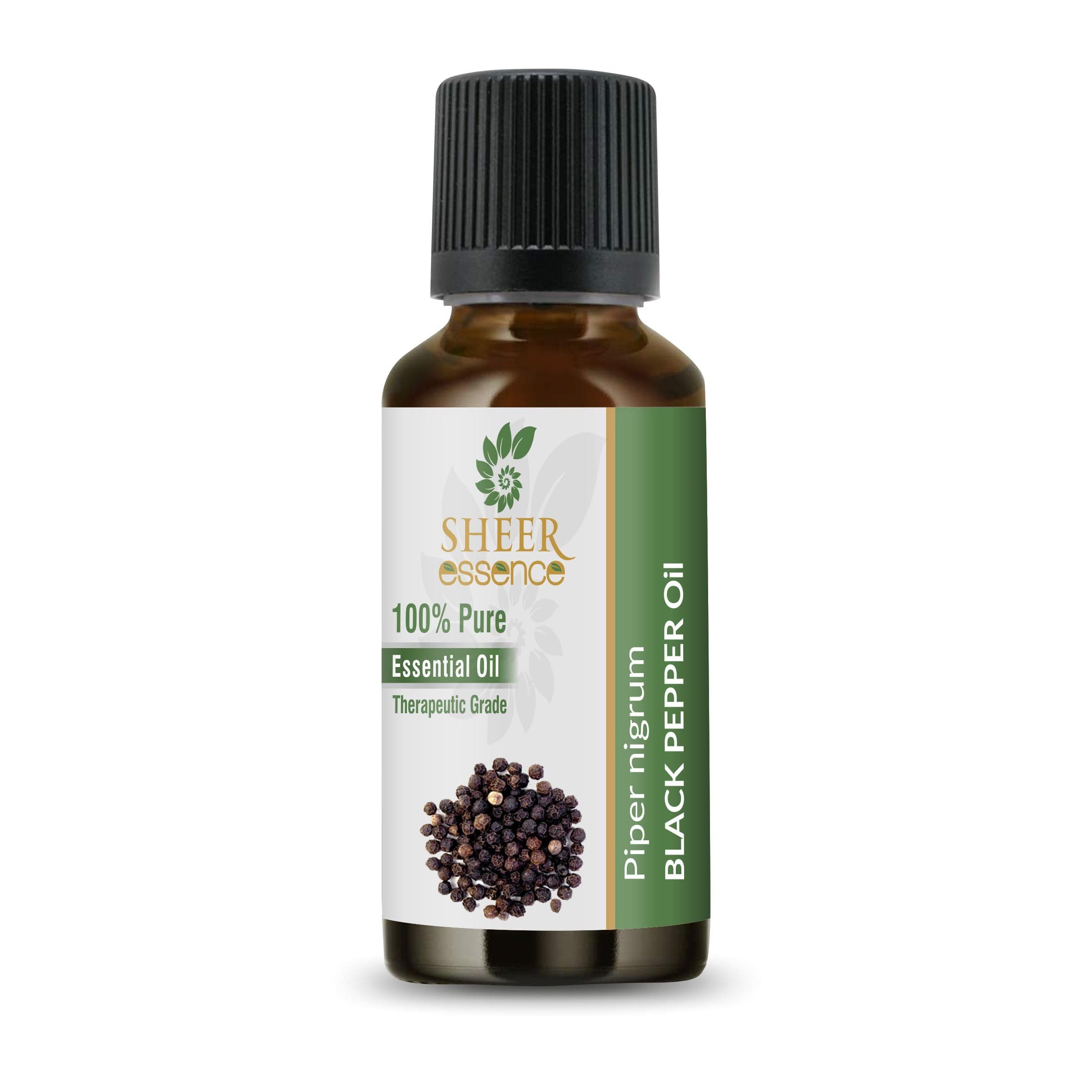 Black Pepper Oil- (Piper Nigrum)- Essential Oil 100% Pure Natural Undiluted Uncut Therapeutic Grade Oil 8.45 Fl.Oz.