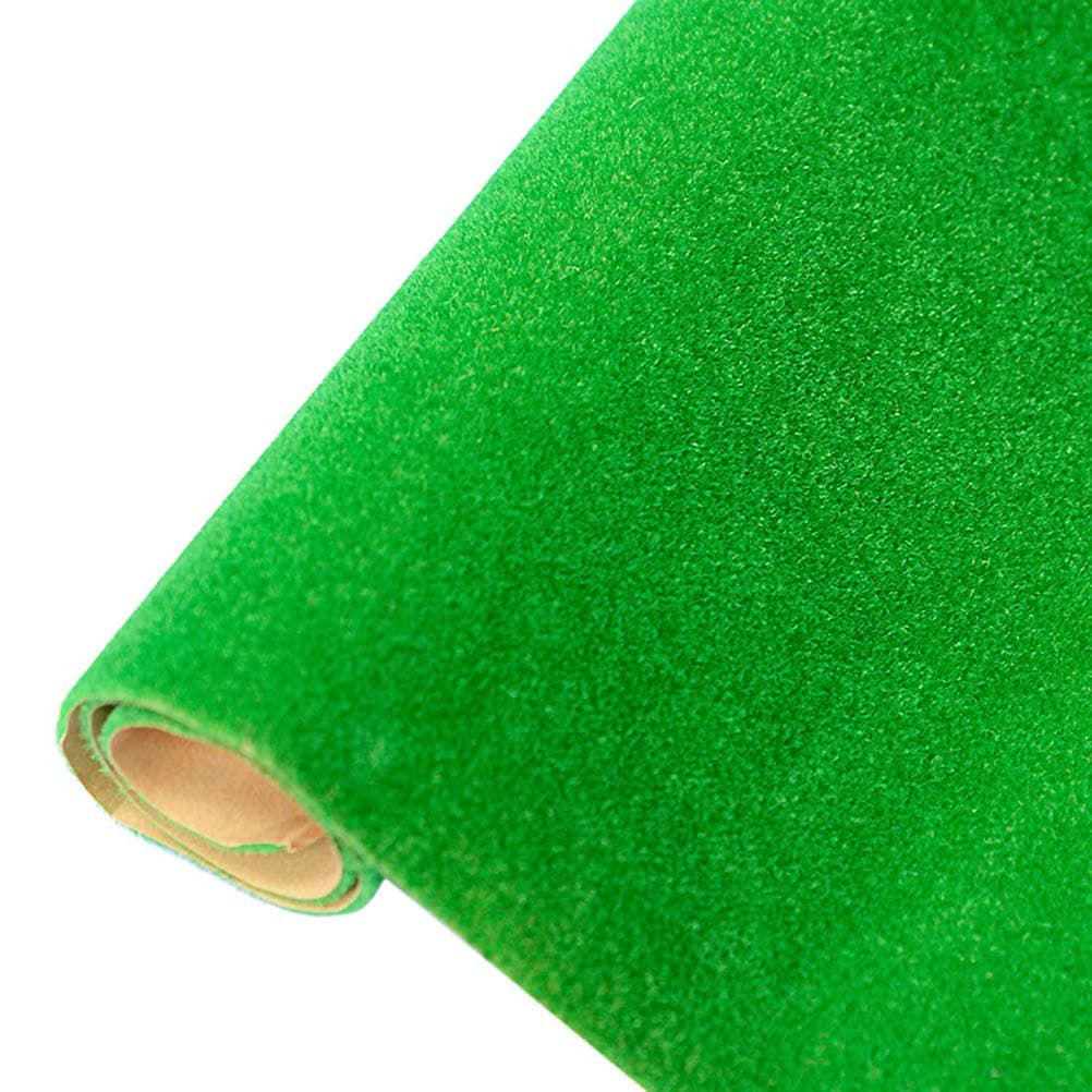 Artificial Model Grass Mat Grass Rug Indoor Outdoor 100 X 40 Cm Fake Grass Dog Turf Mat Paper Miniature Garden Construction Grass Mat (Dark Green,Dark Green)