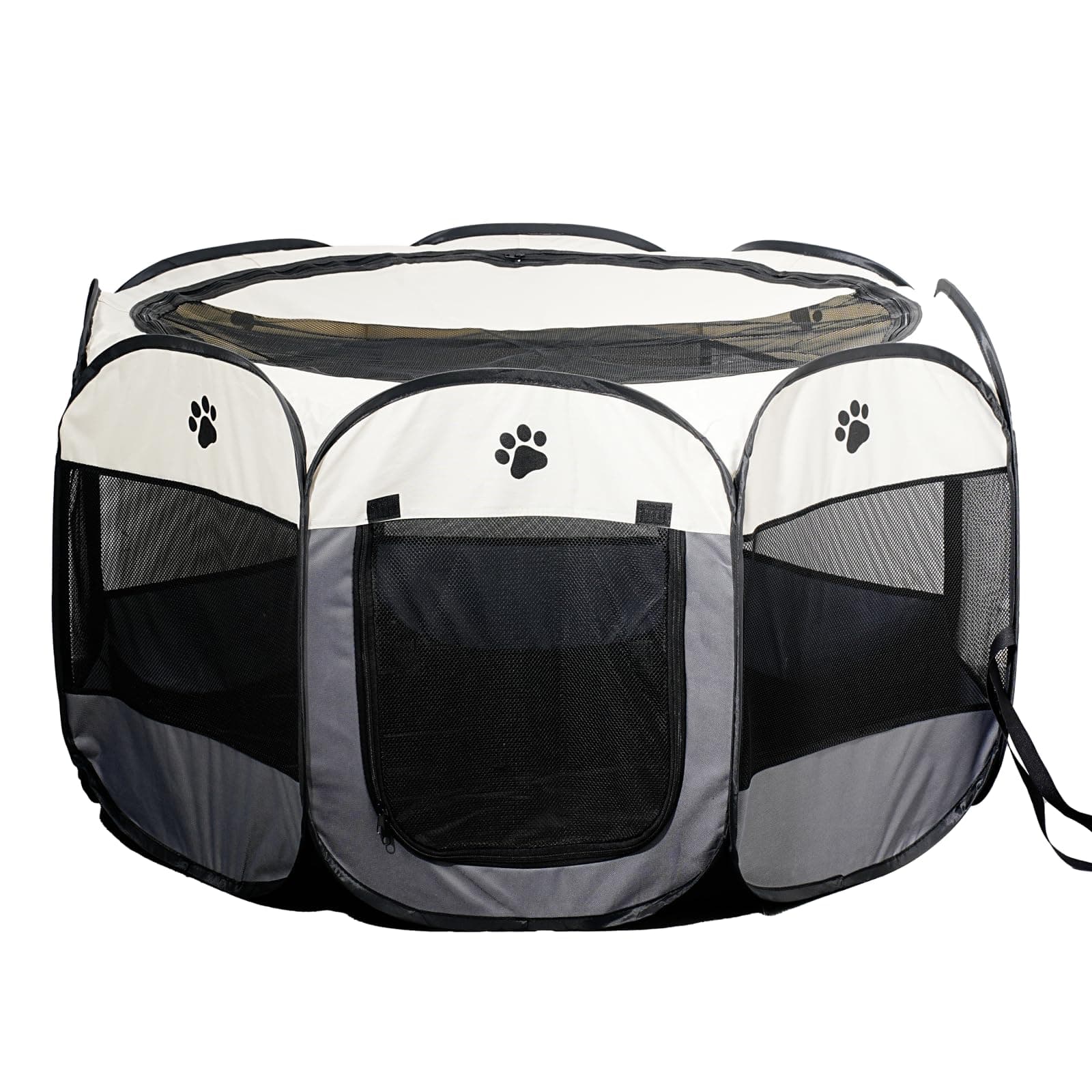 SENCONE Portable Pet Playpen for Cats, Kittens, Puppies, Indoor/Outdoor, L