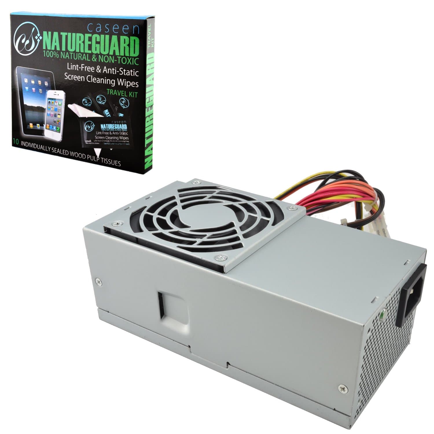 Genuine TFX0250D5W 250W Bestec Power supply For Dell SFF Small Form Factor PSU Slim Inspiron 530s, 531s, Vostro slim 200s, 220s, Vostro 200(Slim), 400(Slim) Studio 540s, Dell Part Numbers XW605, YX300, YX301, XW604, XW784, XW783, YX299, YX303, 6423C, K423C, N038C, H856C, YX302, XW602 Compatible Model Numbers: TFX0250D5W, DPS-250AB-28 B, 04G185021200DE + caseen CLASSIC Touch Screen Stylus Pen