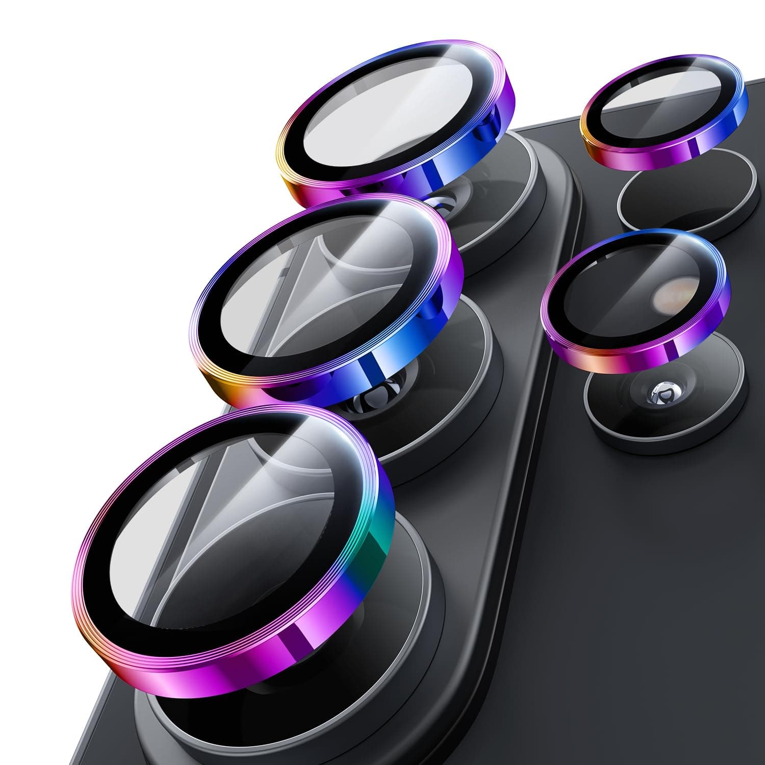 Hoerrye for Samsung Galaxy S24 Ultra Camera Lens Protector - Colorful