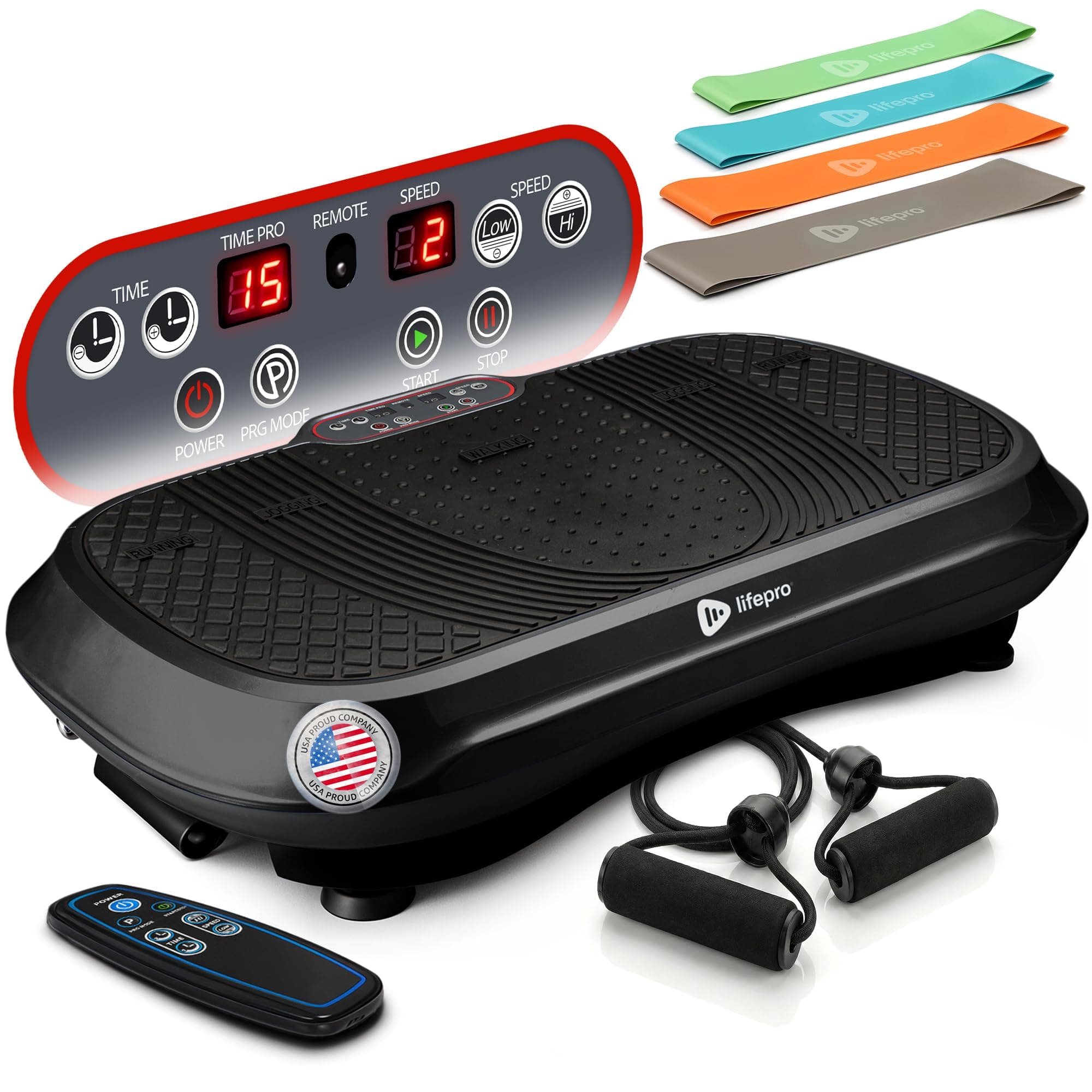 Lifepro Waver Vibration Plate Exercise Machine,Dual-Action Motion- 10 Modes