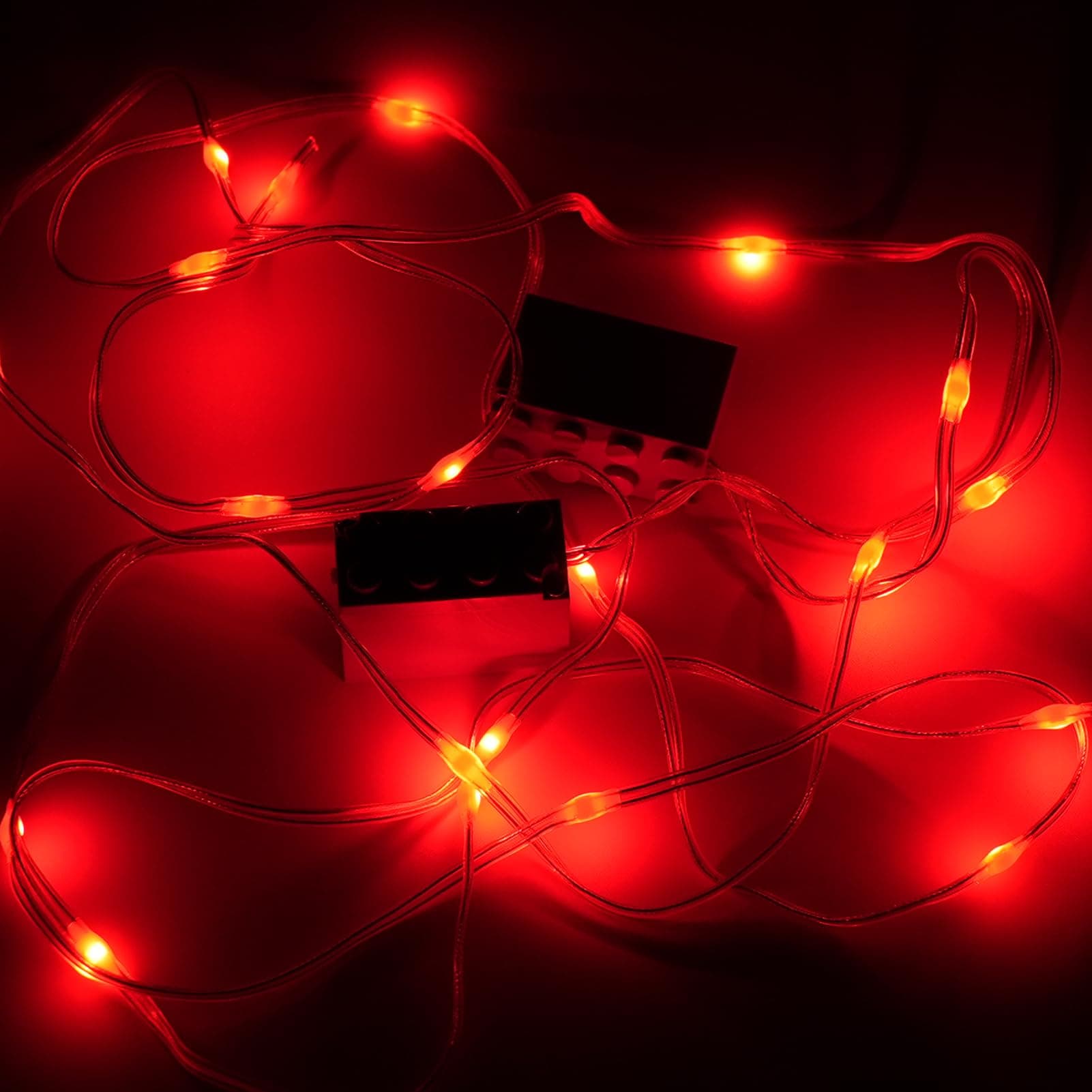 Pamvava Lights Cable LED Lighting Kit Building Blocks Set, Light Up Bricks Accessories DIY Decoration Toys, Compatible with Major Brands