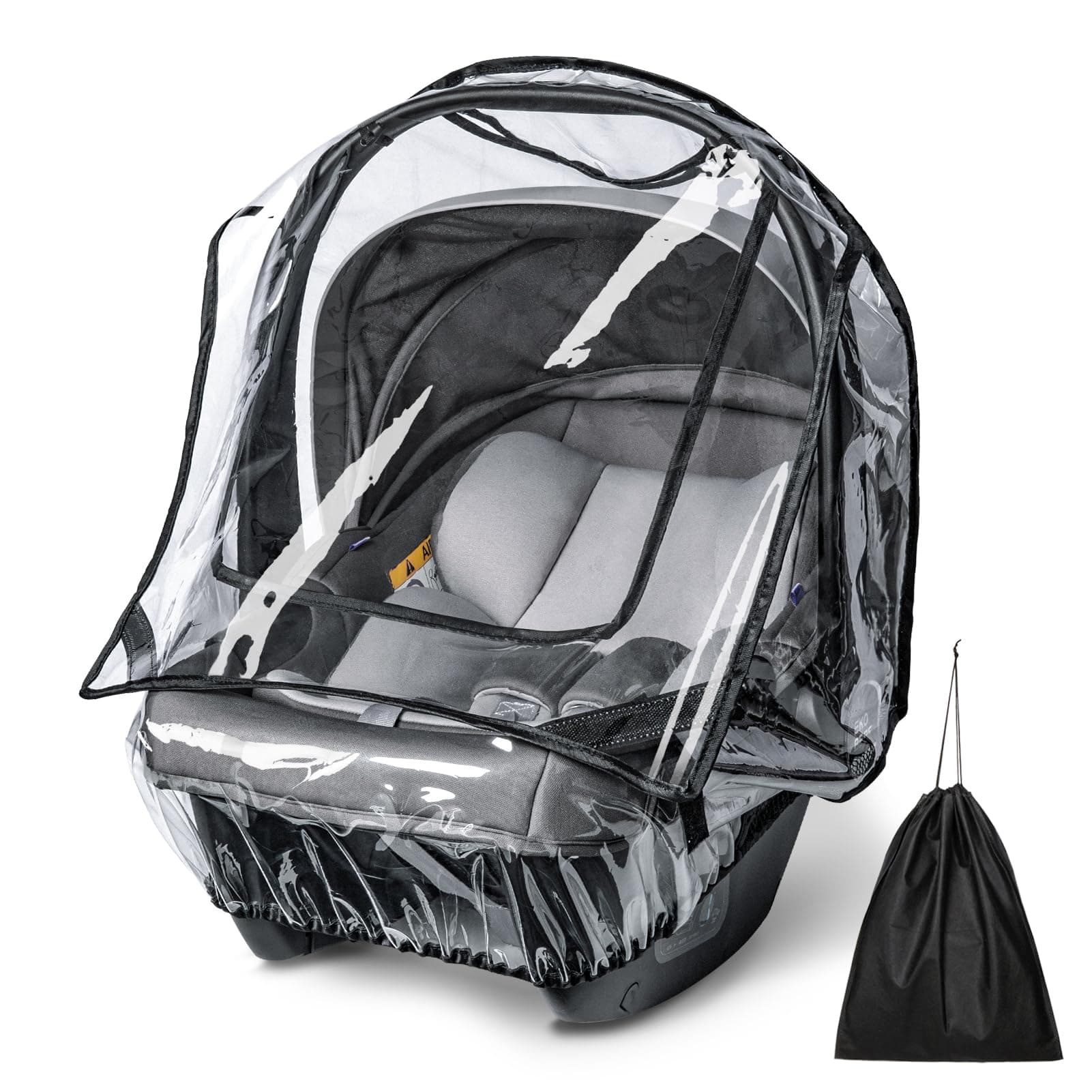 Bemece Universal Car Seat Rain Cover with Air Vents, Rain/Wind/Snow Proof