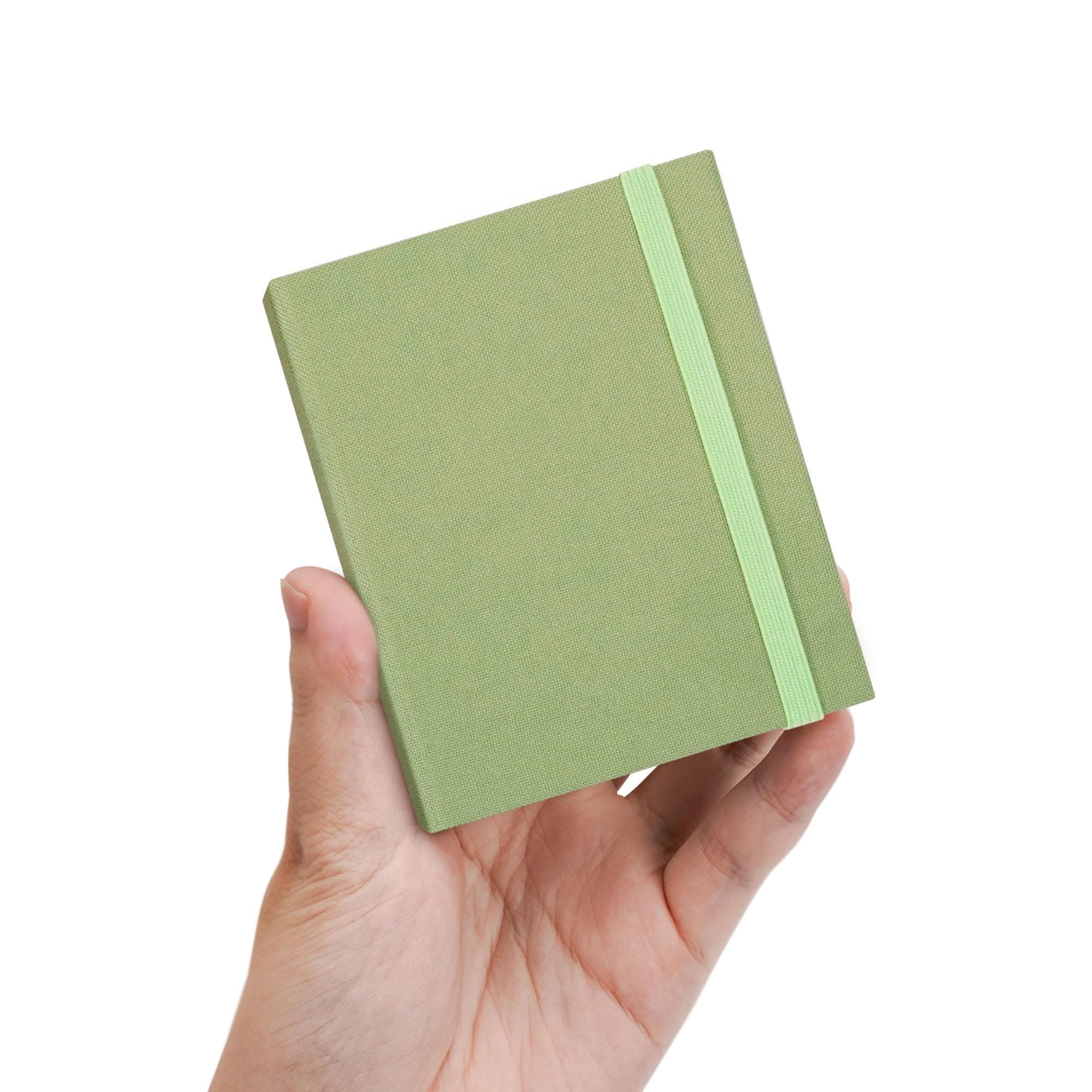 Vienrose Polaroid Photo Album Binding Cloth Photo Book for Instax Fuji 2 x3 Inch Photo Fits Fujifilm Mini 12 11 9 Snap PIC-300 52 Pockets 1 Pack, Grass Green