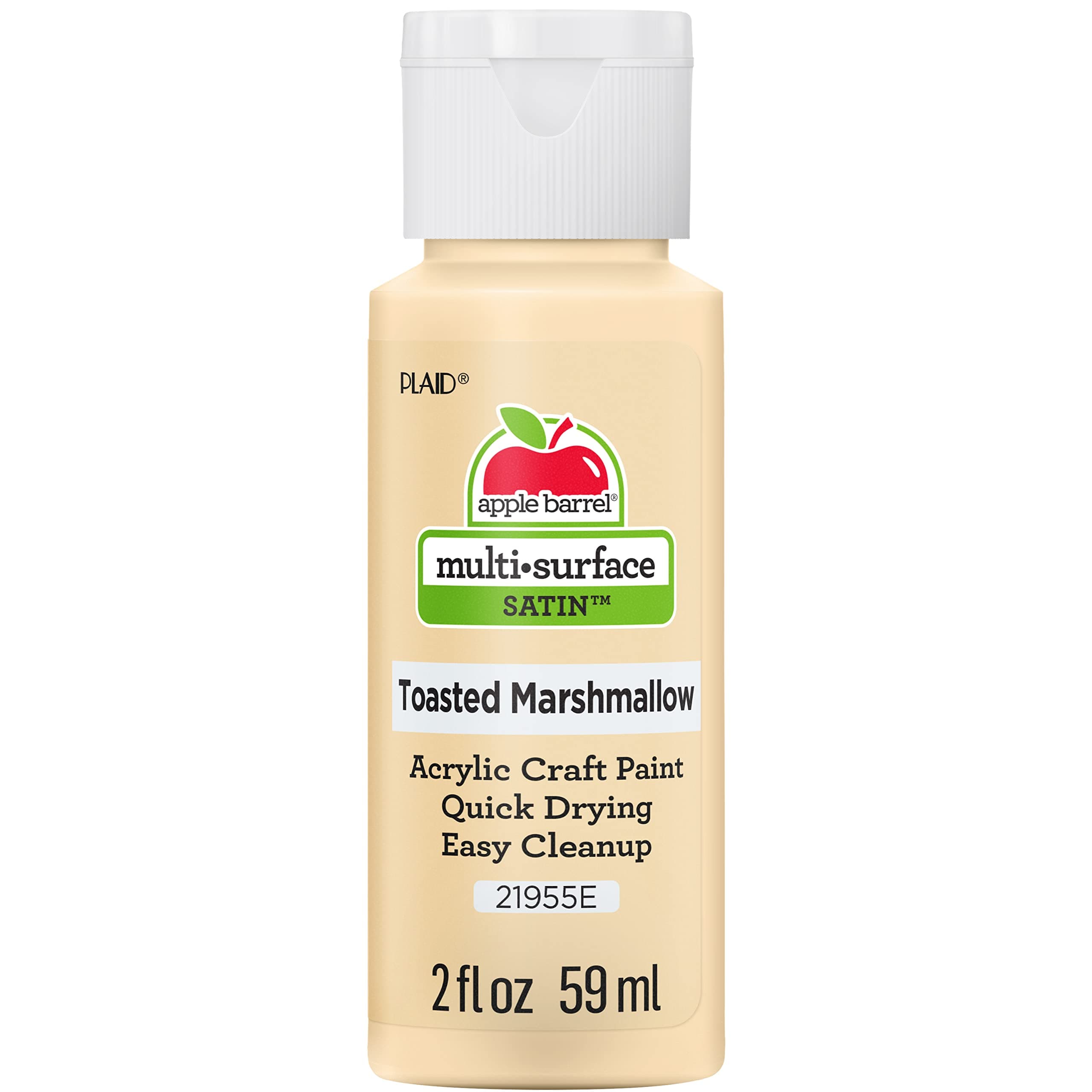 Plaid:Craft Acrylfarbe, Marshmallow, geröstet, 56 ml