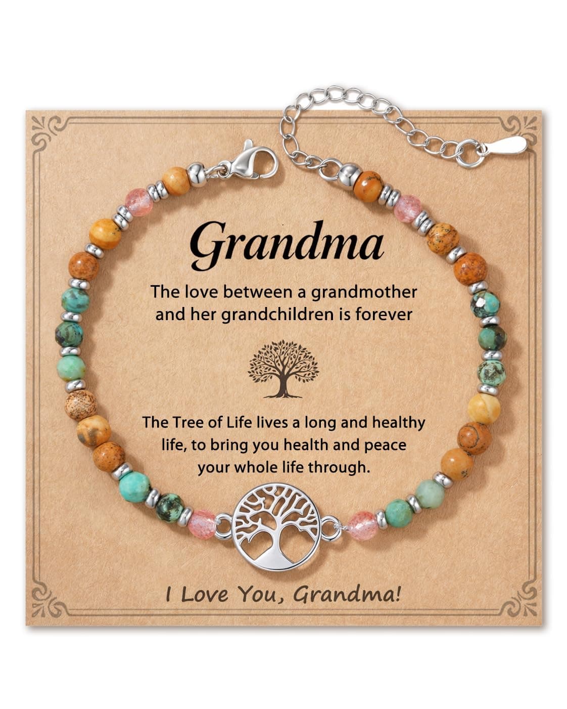 HGDEER Gifts for Grandma, One Size, no gemstone