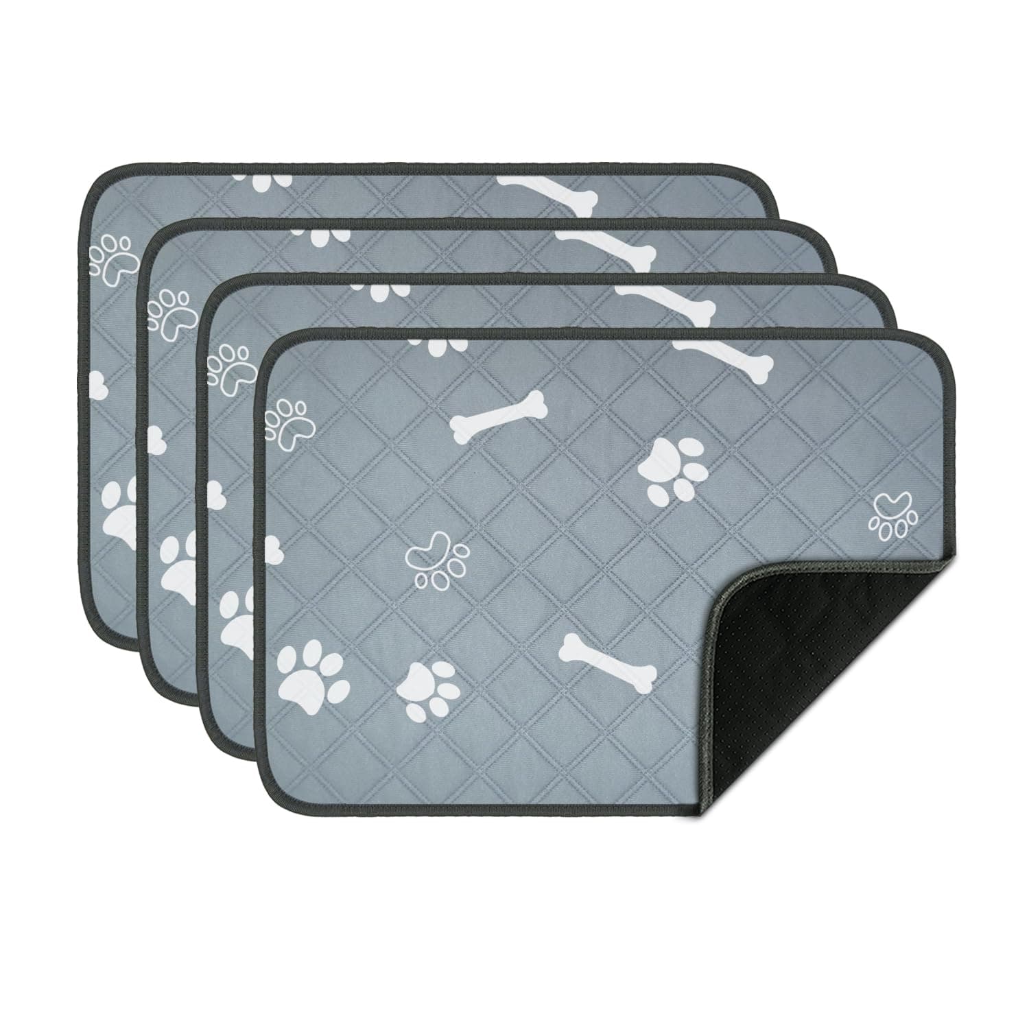 RIOUSSI Reusable Pee Pads for Dogs, Puppies. Washable, Absorbent, Leakproof