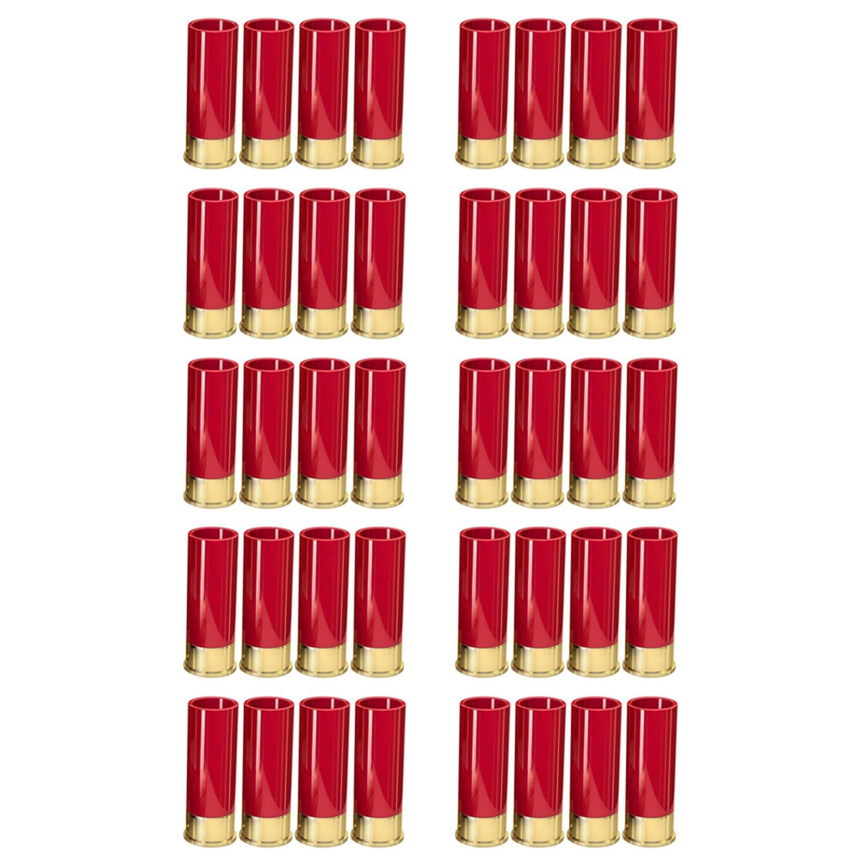 KUIOPYY 40PCS 12 Gauge Shot Glasses Tequila Shot Glass