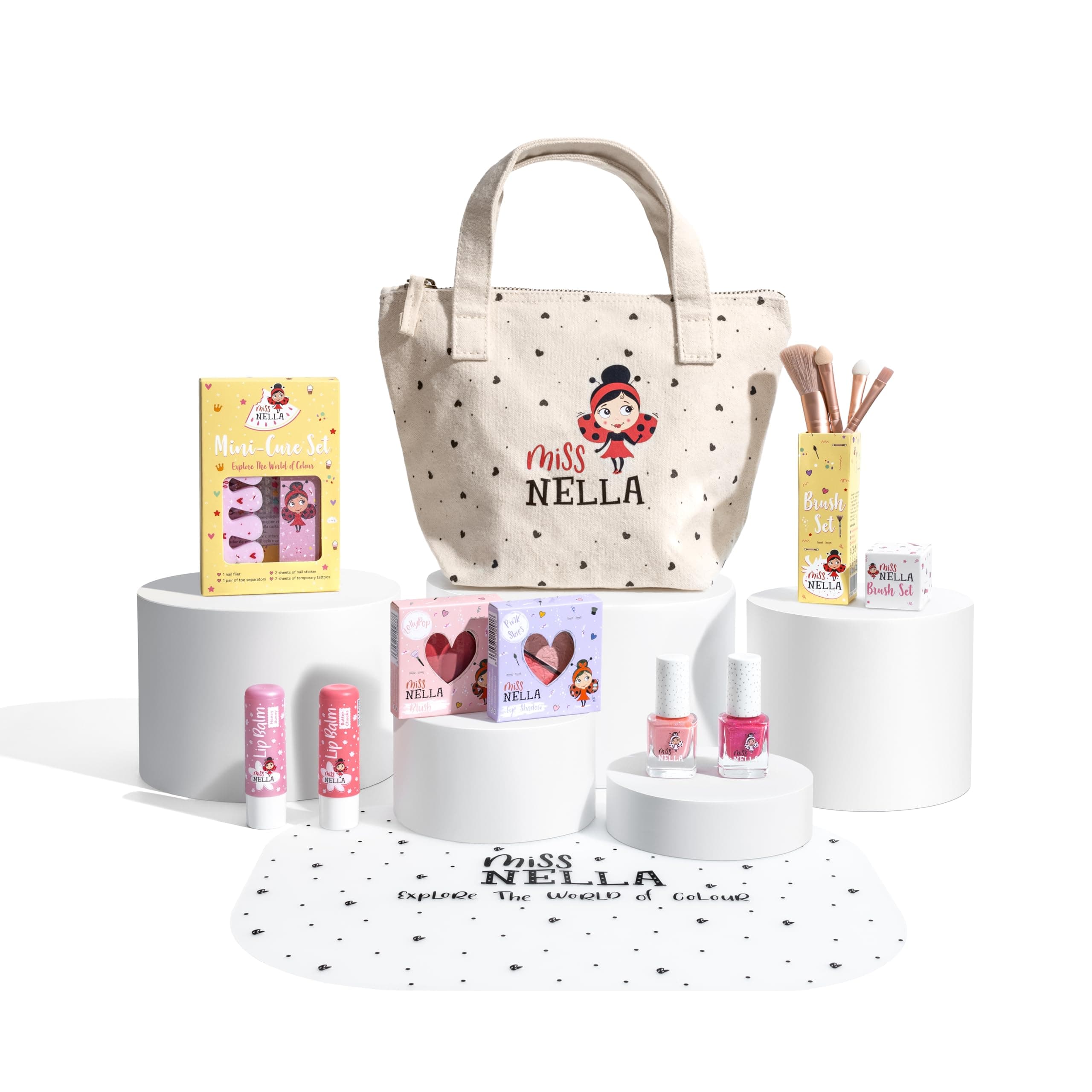 MISS NELLA Special Edition Bag of Wonder Little Girls Makeup and Nail Polish Set, Hypoallergenic, Dermatologically Tested, Non-Toxic, Canvas Bag, Safe and Fun", en_SG: "MISS NELLA Kids Bag of Wonders, Set Safe and Fun Gift - Hypoallergenic, Dermatologically Tested Kid-Friendly,Cosmetic Bag Included"
