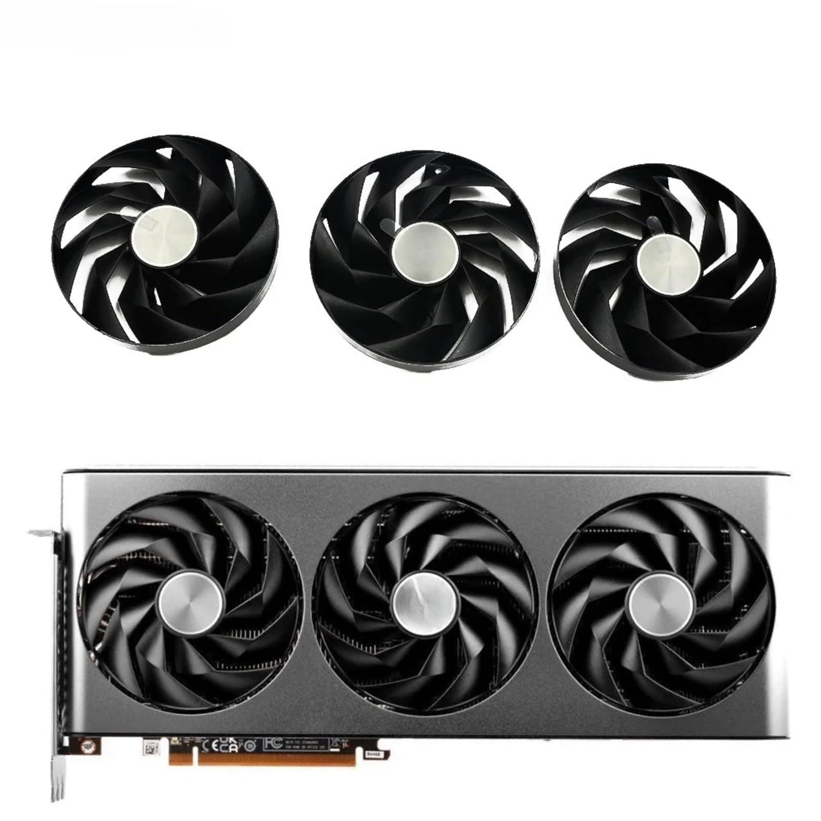 95MM FD10015M12D RX7900XT Video Card Fan for Sapphire Nitro+ AMD Radeon RX 7900 XT 7800XT Graphics Card Cooling Fan