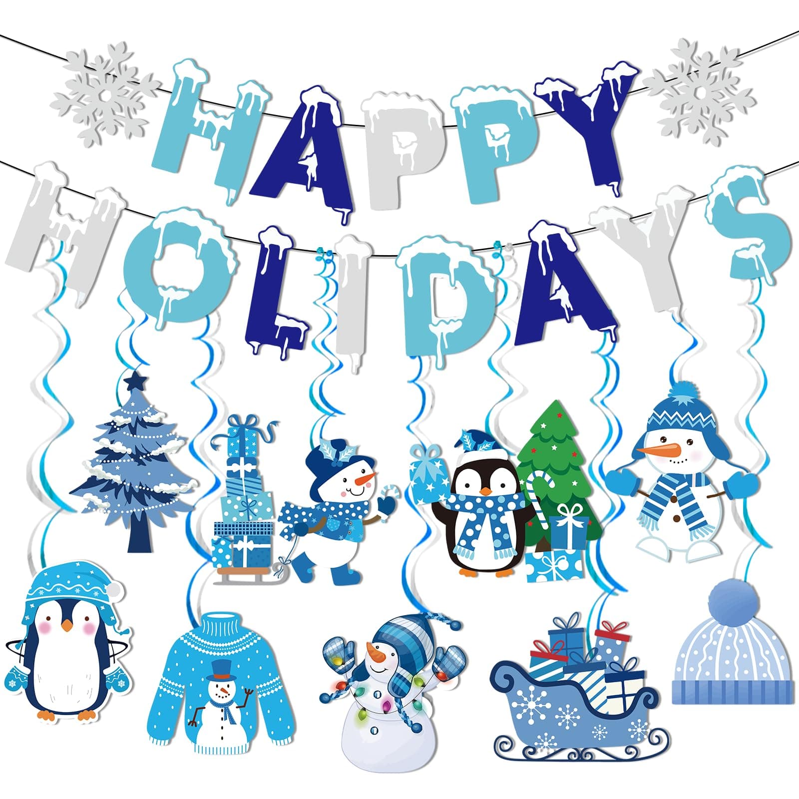 3H-happy holidays40823 Toys & Games›Party Supplies›Decorations›Banners
