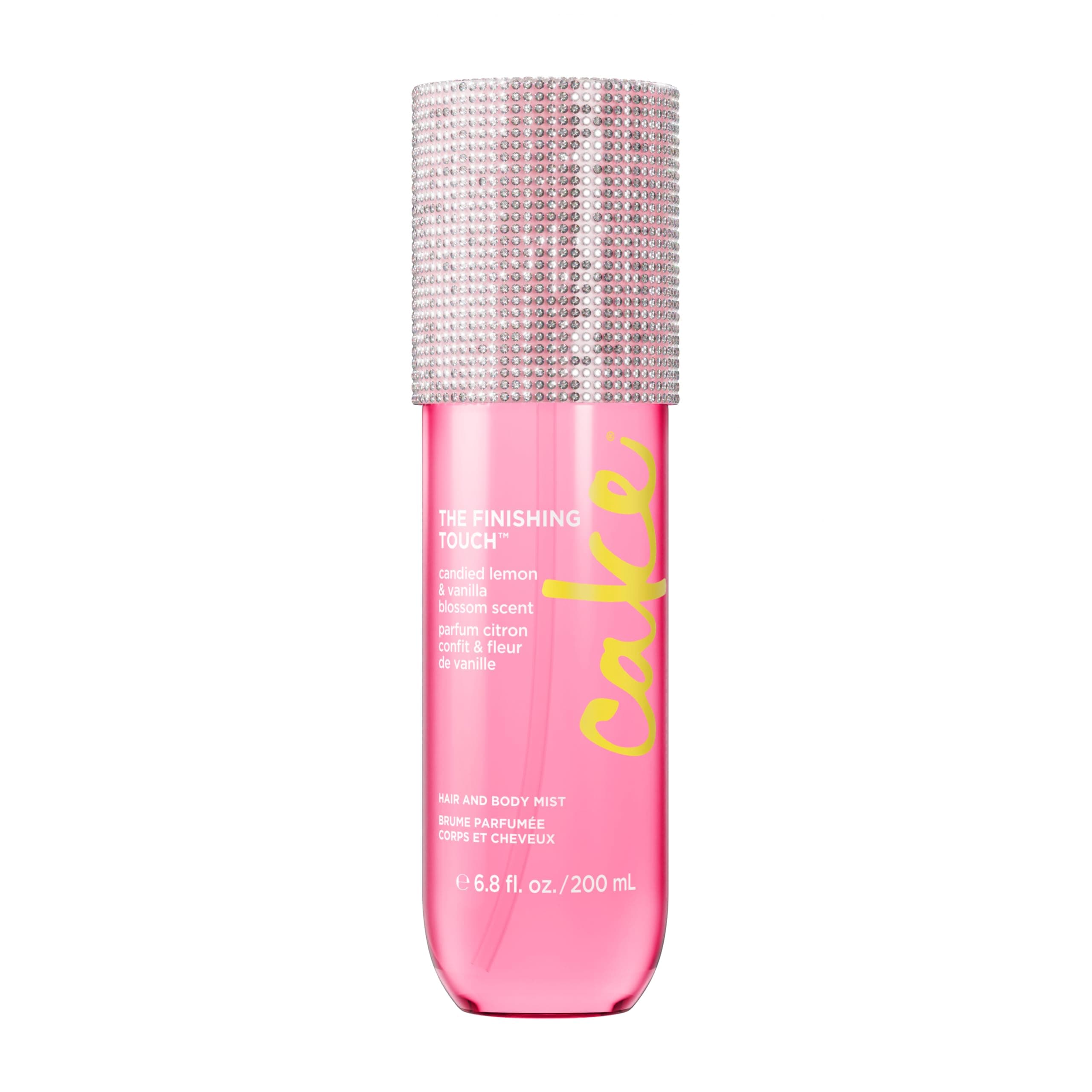 Cake Beauty Finishing Touch Hair and Body Mist, Candied Lemon & Vanilla Blossom Scent- Fine Fragrance Mist – Infused with Argan Oil and Vitamin E – 200 ml