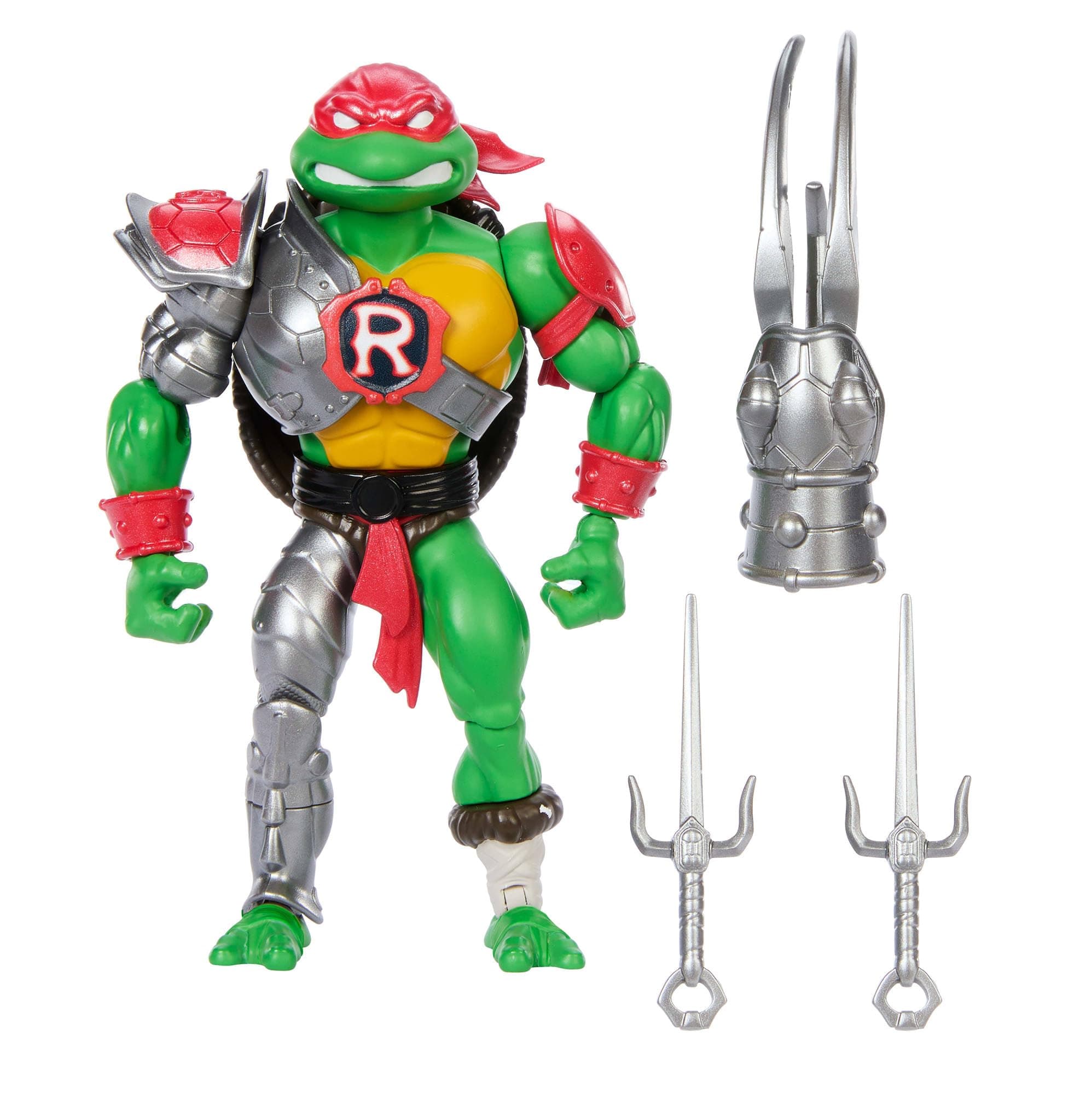 Masters of the Universe Origins Raphaël Tortues du Château des Ombres Figurine articulée de héros dit Raph collection Reptile Wars, association des Maîtres de l’Univers et des Tortues Ninja, JBM99