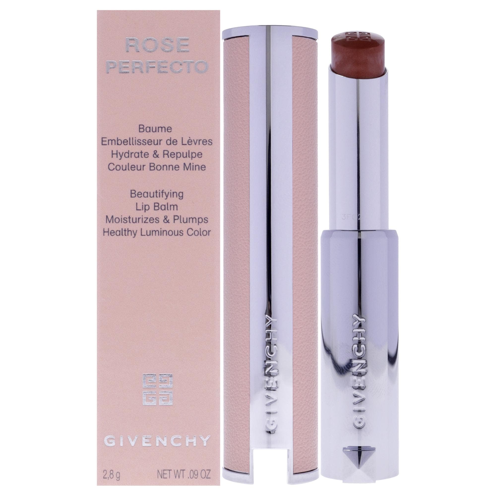 Givenchy Rose Perfecto Beautifying Lip Balm - 302 Warm Maple Lip Balm Women 0.09 oz