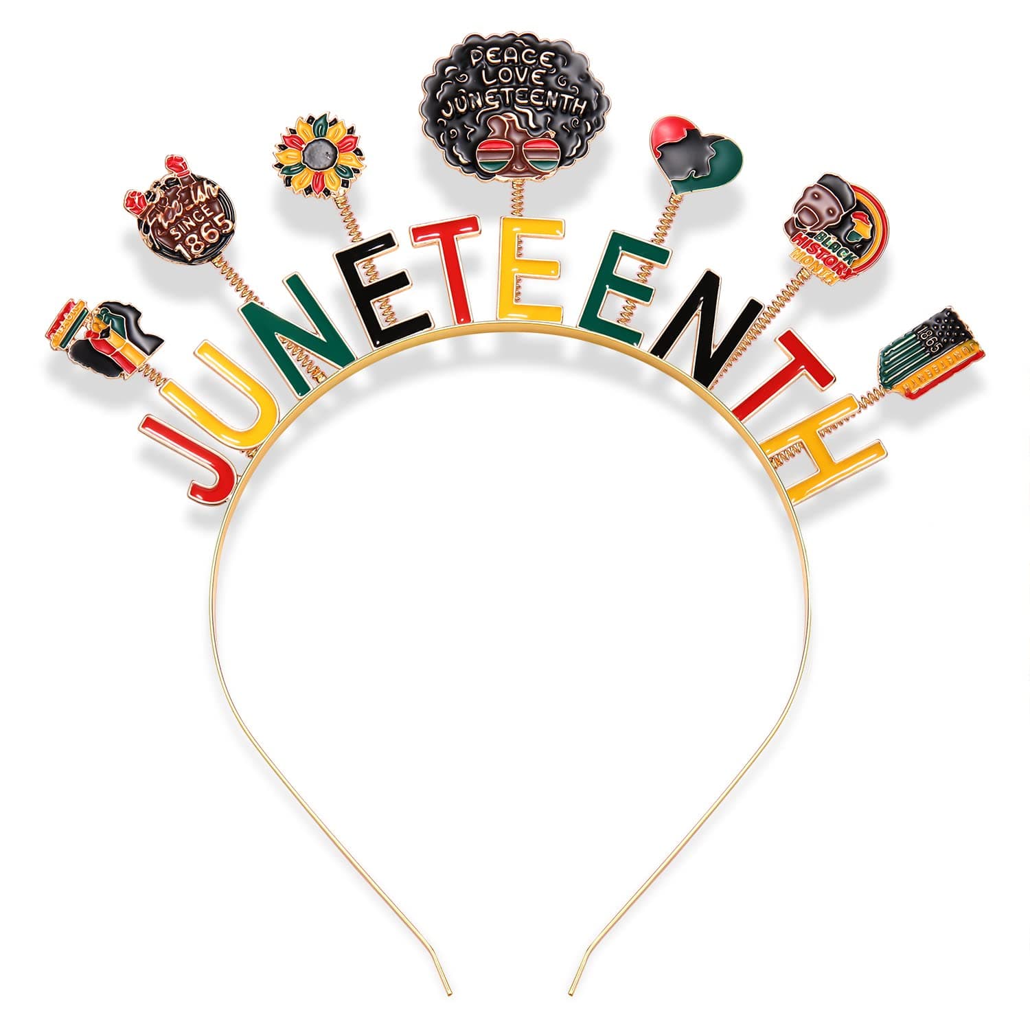 PHALIN African Headbands for Women Black History Juneteenth Headband Ethnic African Women Flag Independence Day Accessory
