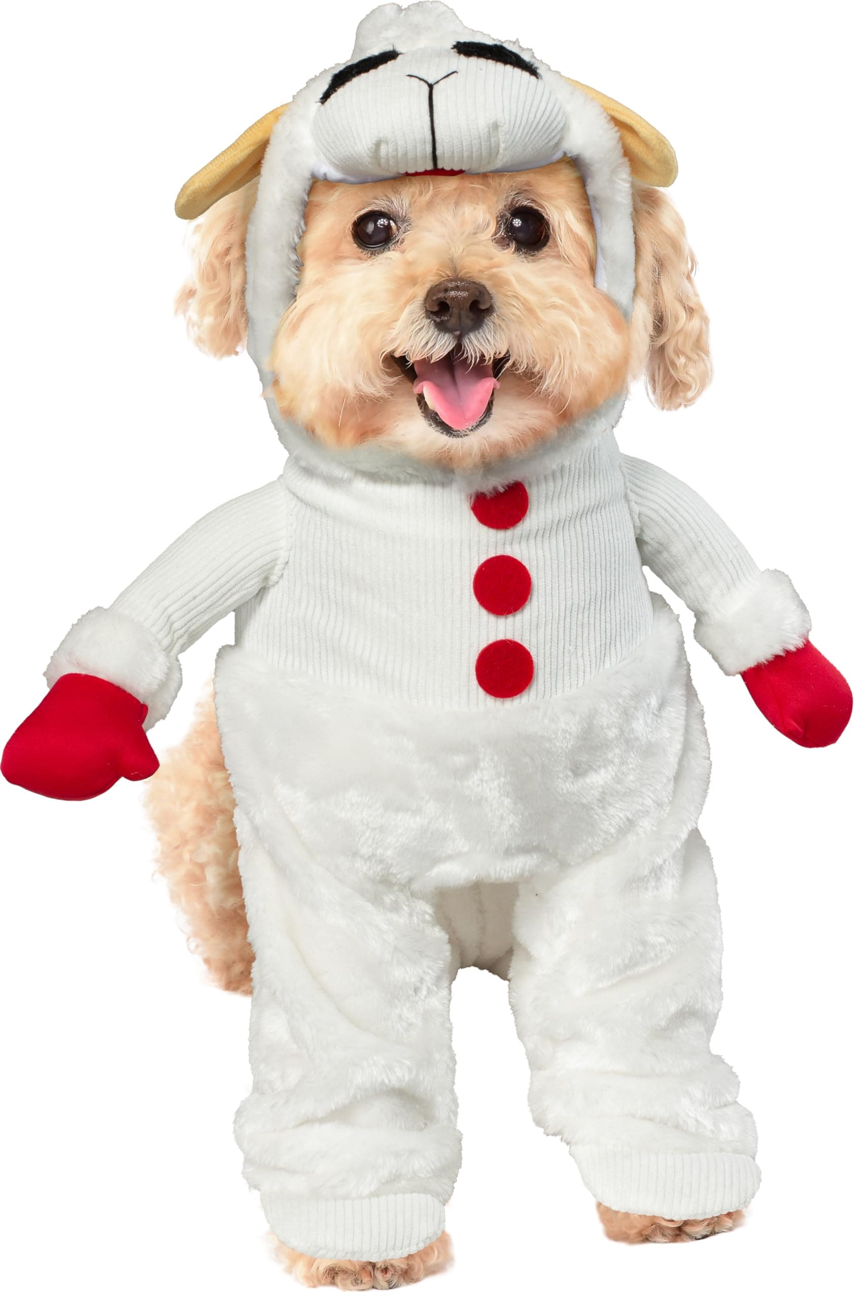 Lamb Chop: Pet Costume for for Dogs or Cats by Rubies, White, Medium