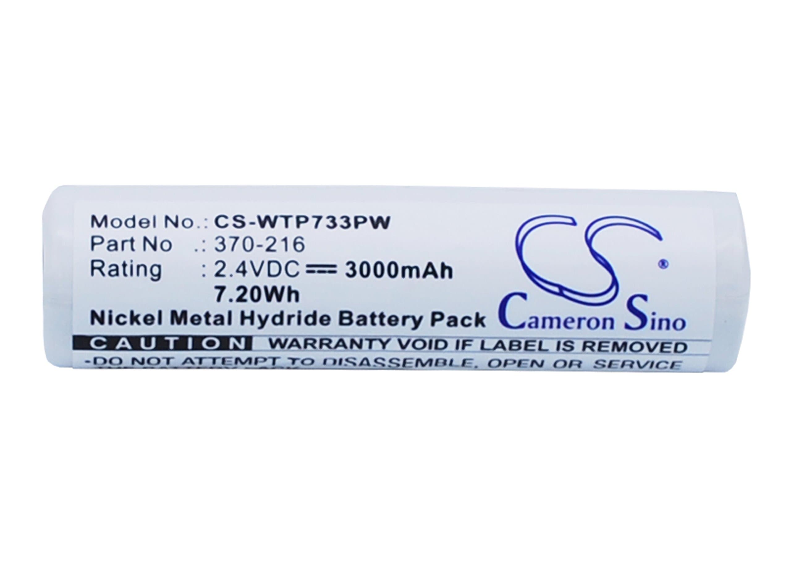 2.4V 3000mAh / 7.20Wh Replacement Battery for WAHL 7500, 7700, 7740, 7750, 7904, ISO-TIP 7700, ISO-TIP 7733, 00040-100, 370-216