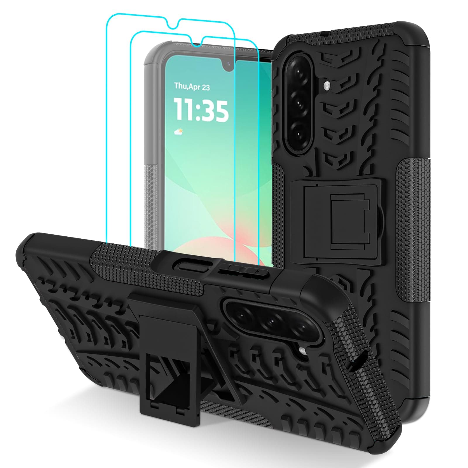 Iokmax for Samsung Galaxy A17 5G/ A26 5G Phone Case with 2*Screen Protector