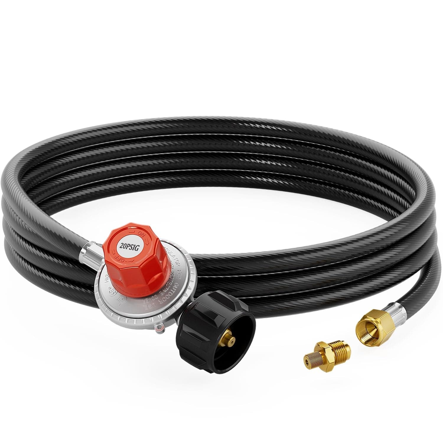 CALPOSE 15FT High Pressure Propane Regulator Hose