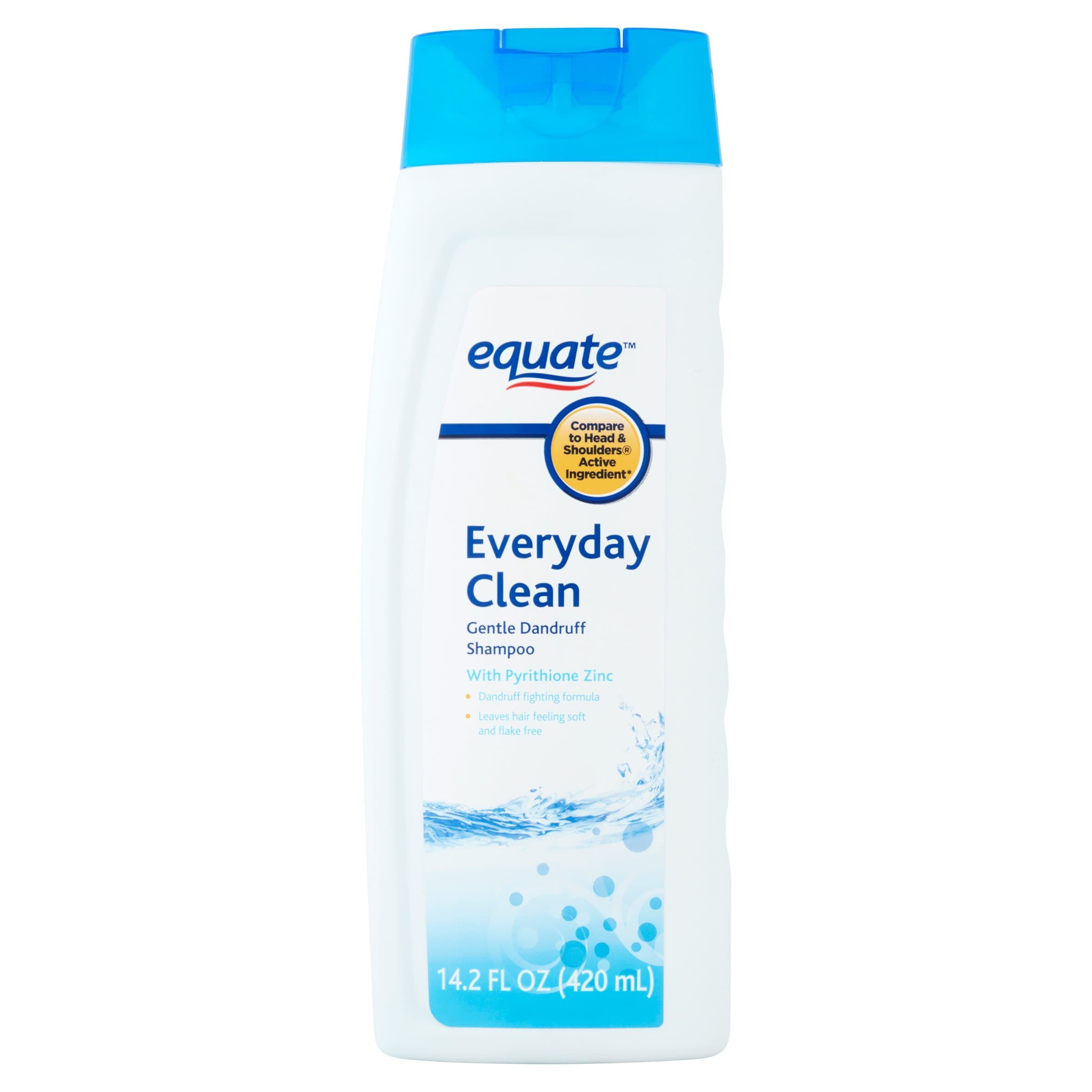 Equate Everyday Clean Pyrithione Zinc Dandruff Shampoo, 14.2oz, Compare to Head & Shoulders by Equate