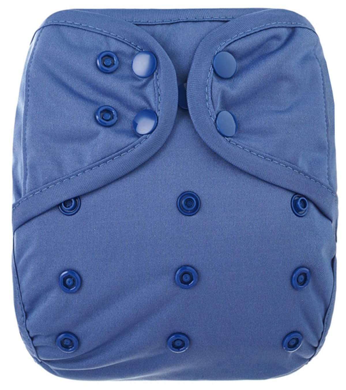OsoCozy One Size Reusable Cloth Diaper Covers - Adjustable Snap Fit & Double Leg Gussets for Baby Boys & Girls from 8-35 Pounds. Use with Prefold, Flat or Fitted Cloth Diapers or Snap-in Inserts.