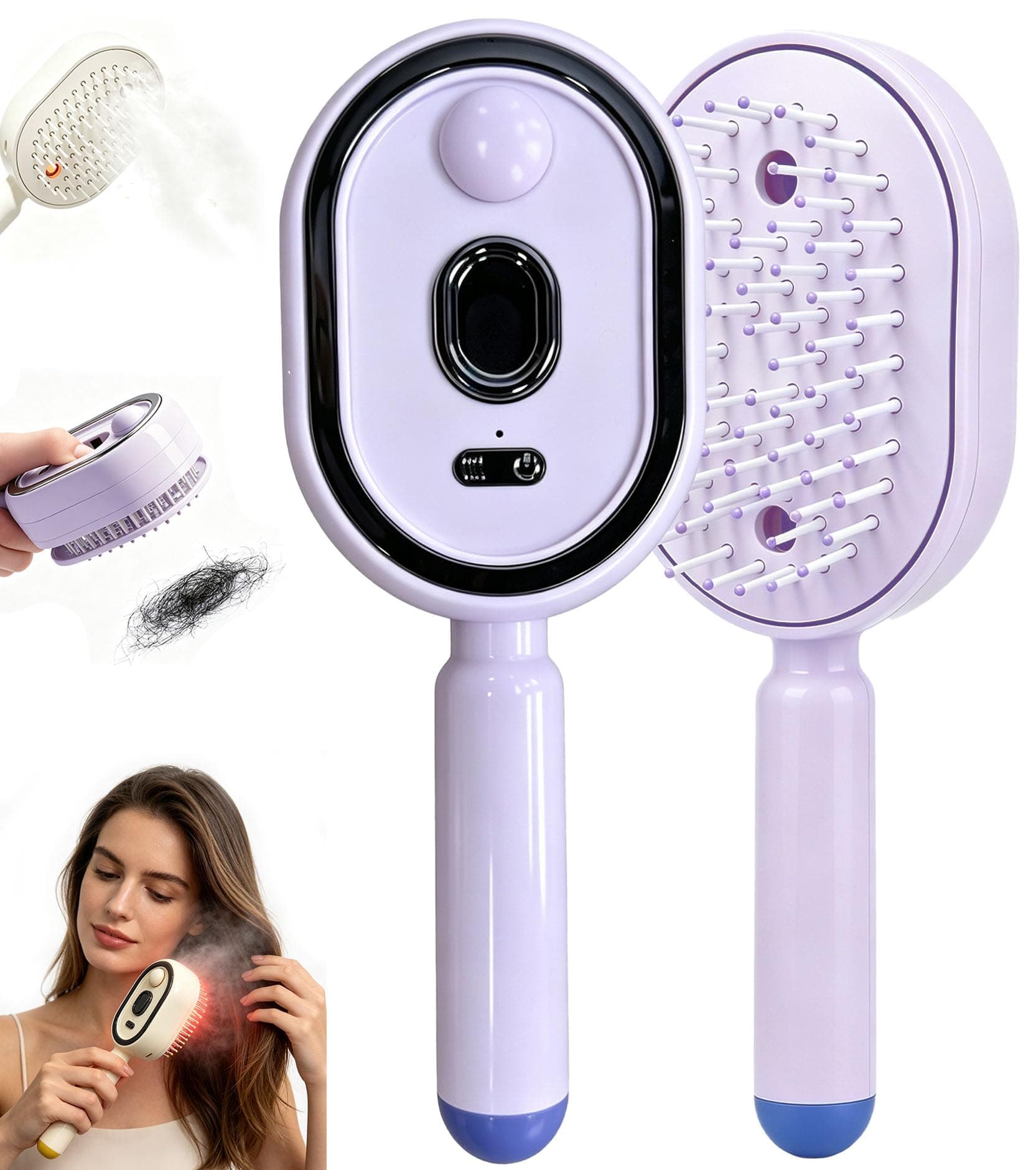 Electric Spray Air Cushion Massage Comb Hair Brush Scalp Massager