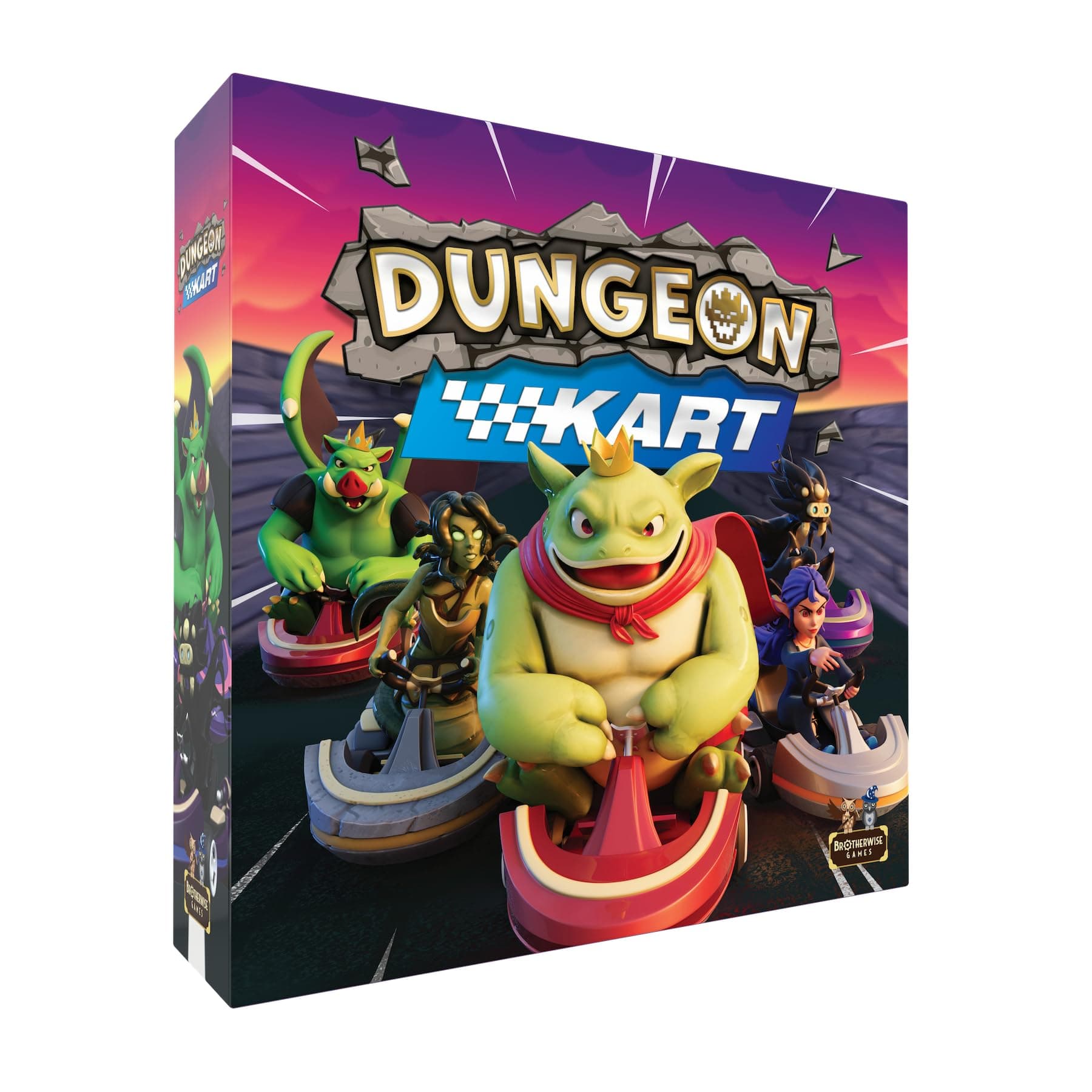 Dungeon Kart by Brotherwise Games, Strategy Board Game, for 2 to 8 Players and Ages 10+