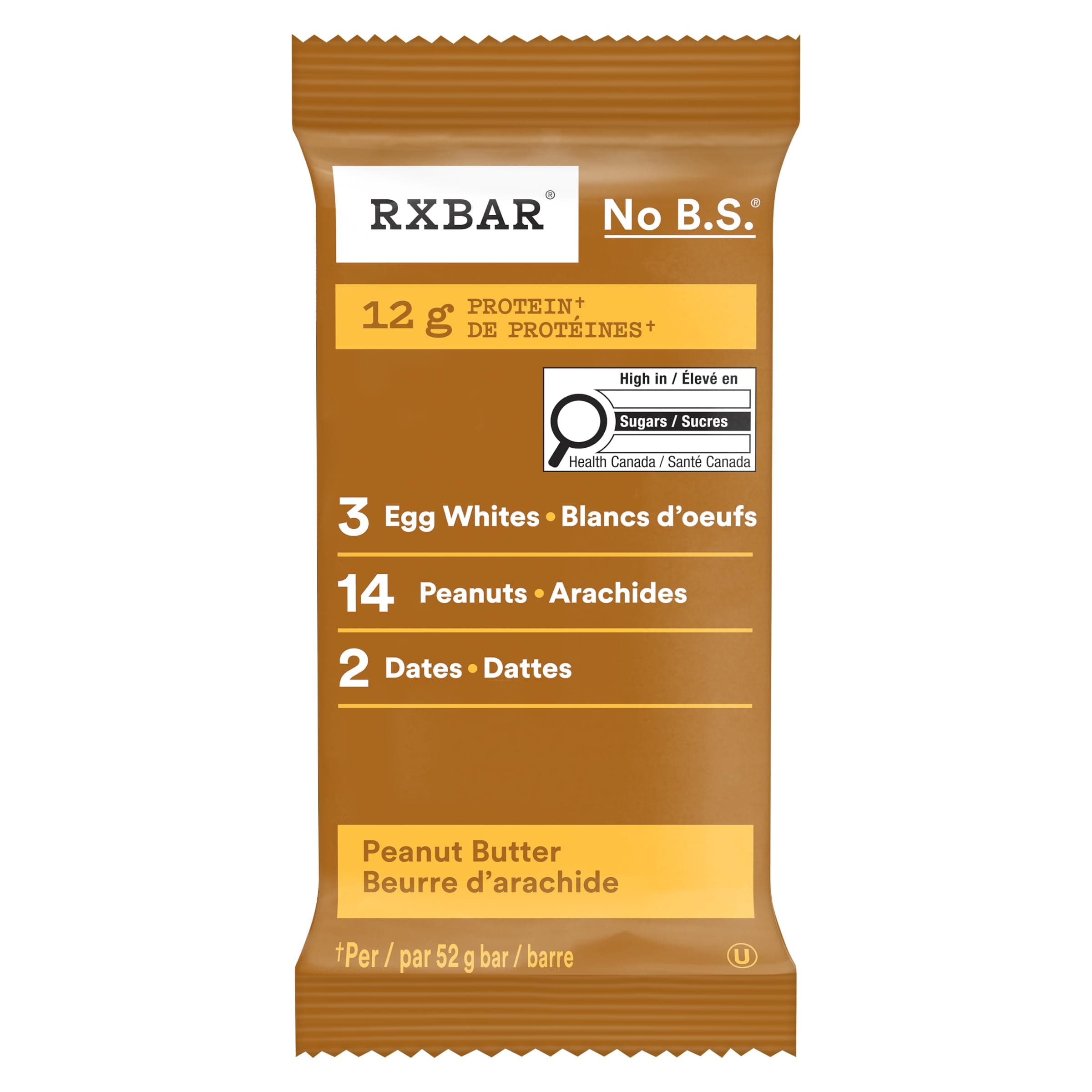 RXBAR Protein Bar Peanut Butter 12x52g (Pack of 12)