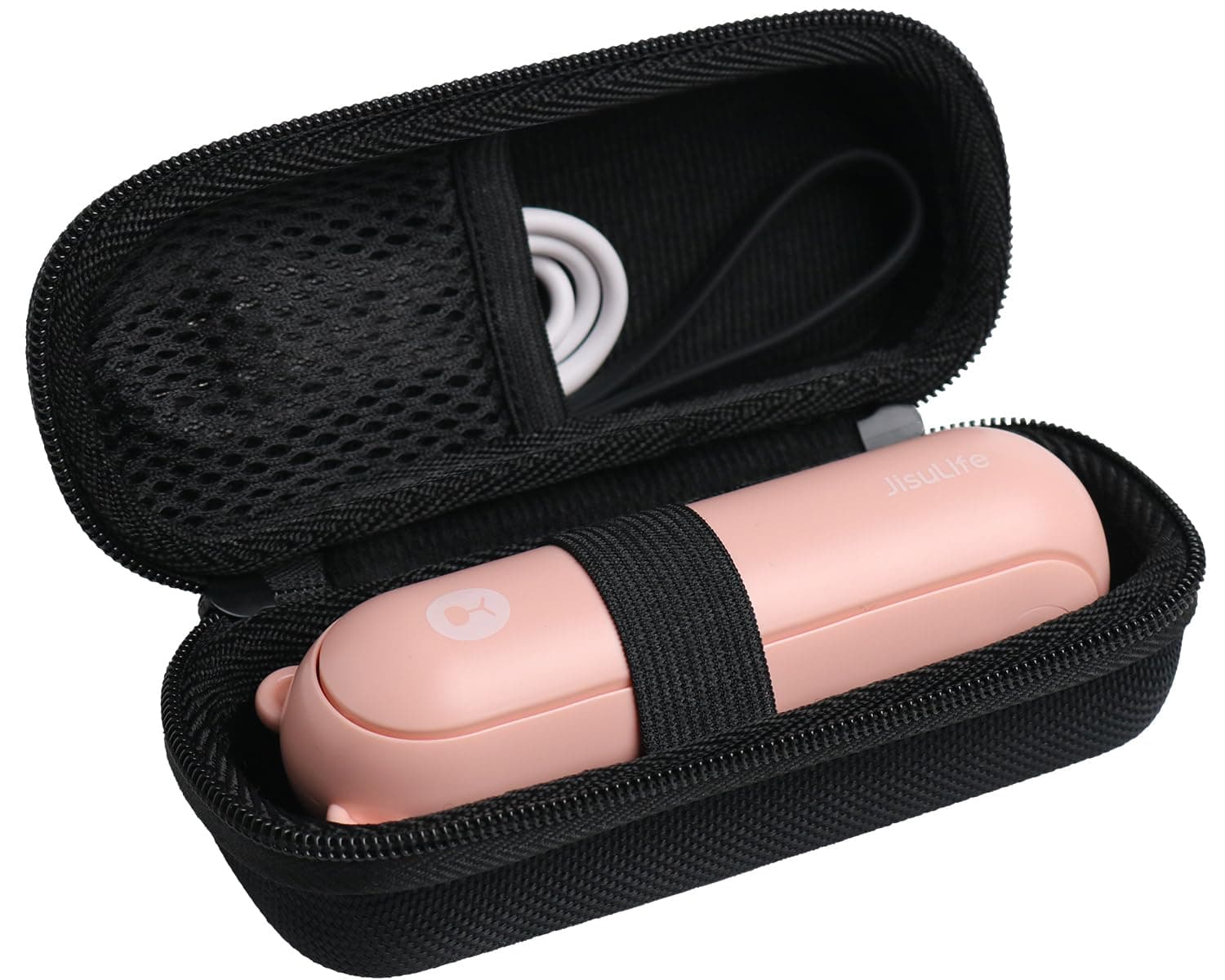 inDomit Hard Protective Travel Case Compatible with Handheld Mini Fan, 3 IN 1 USB Rechargeable Portable Fan