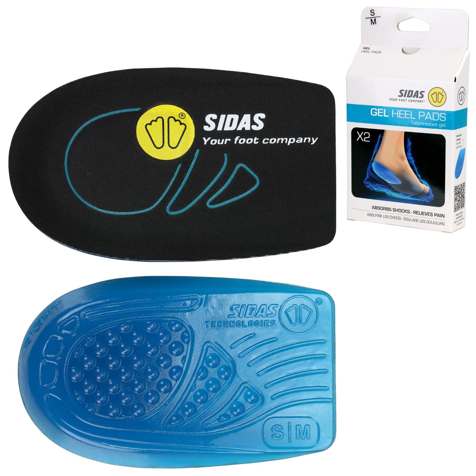 Sidas Gel Heel Pads - SS21 - Small/Medium
